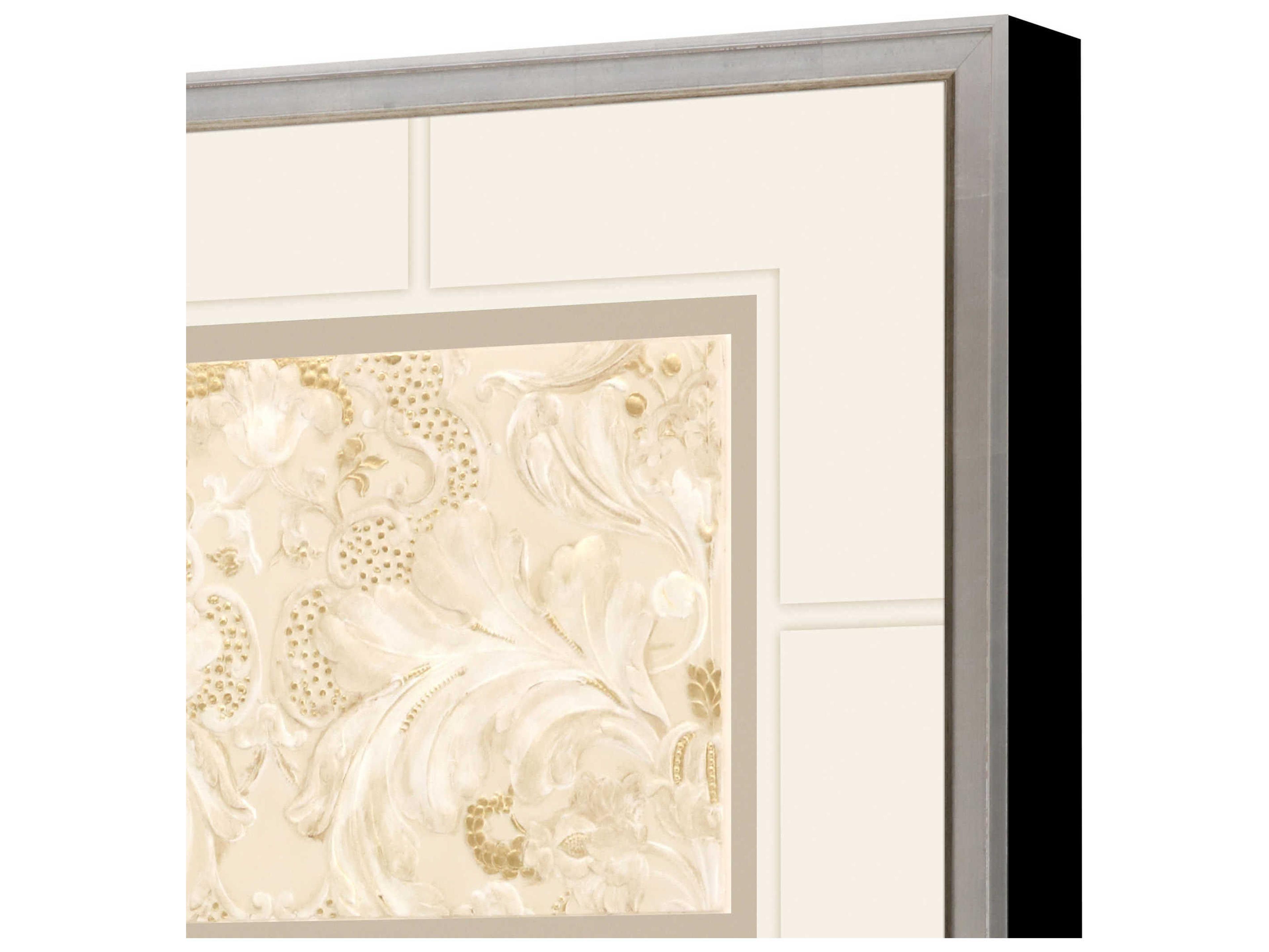 Paragon Florals Metallic Fragmento-I Shadow boxes