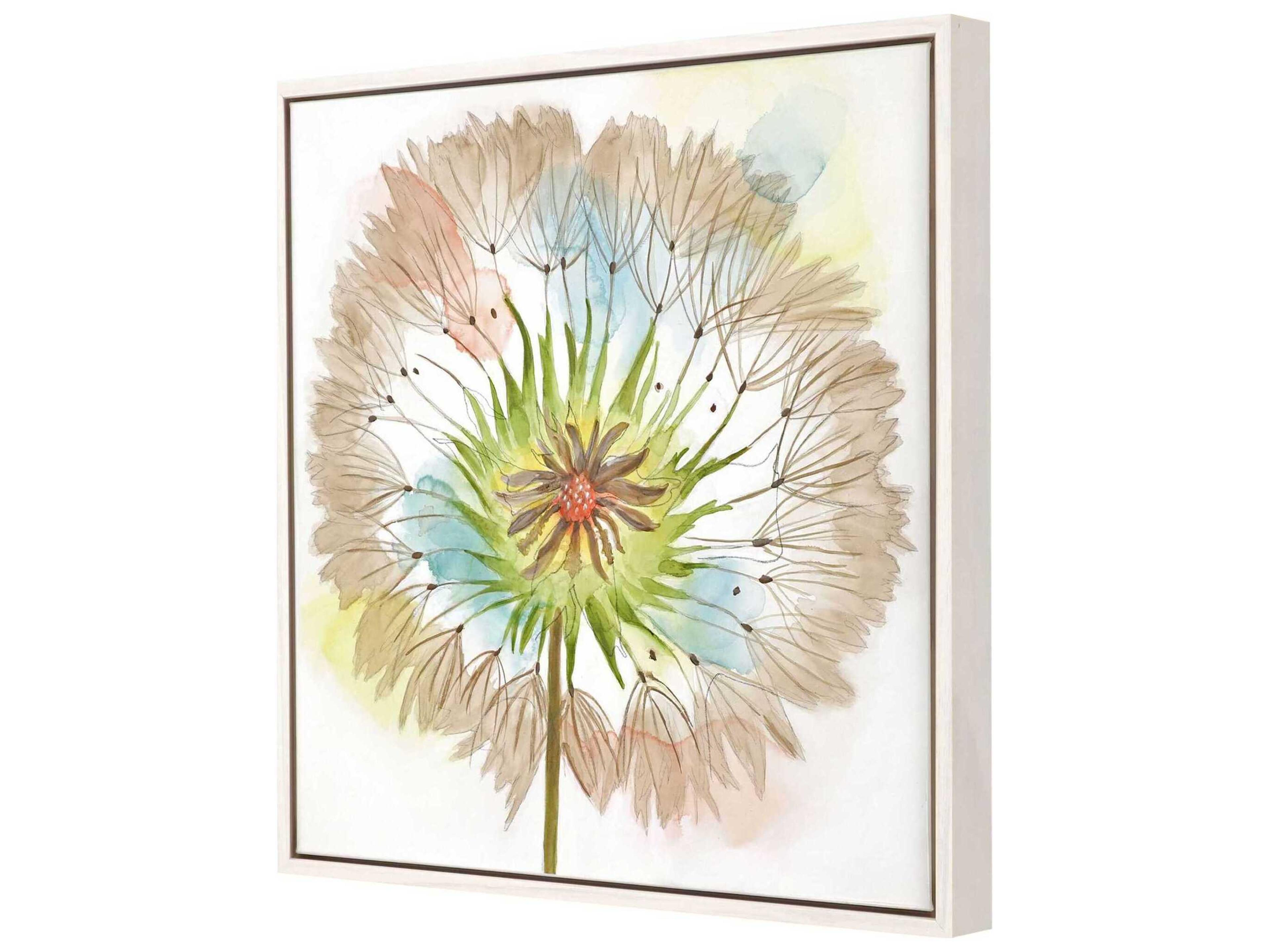 Paragon Florals Dandelion-IV Canvas Wall Art