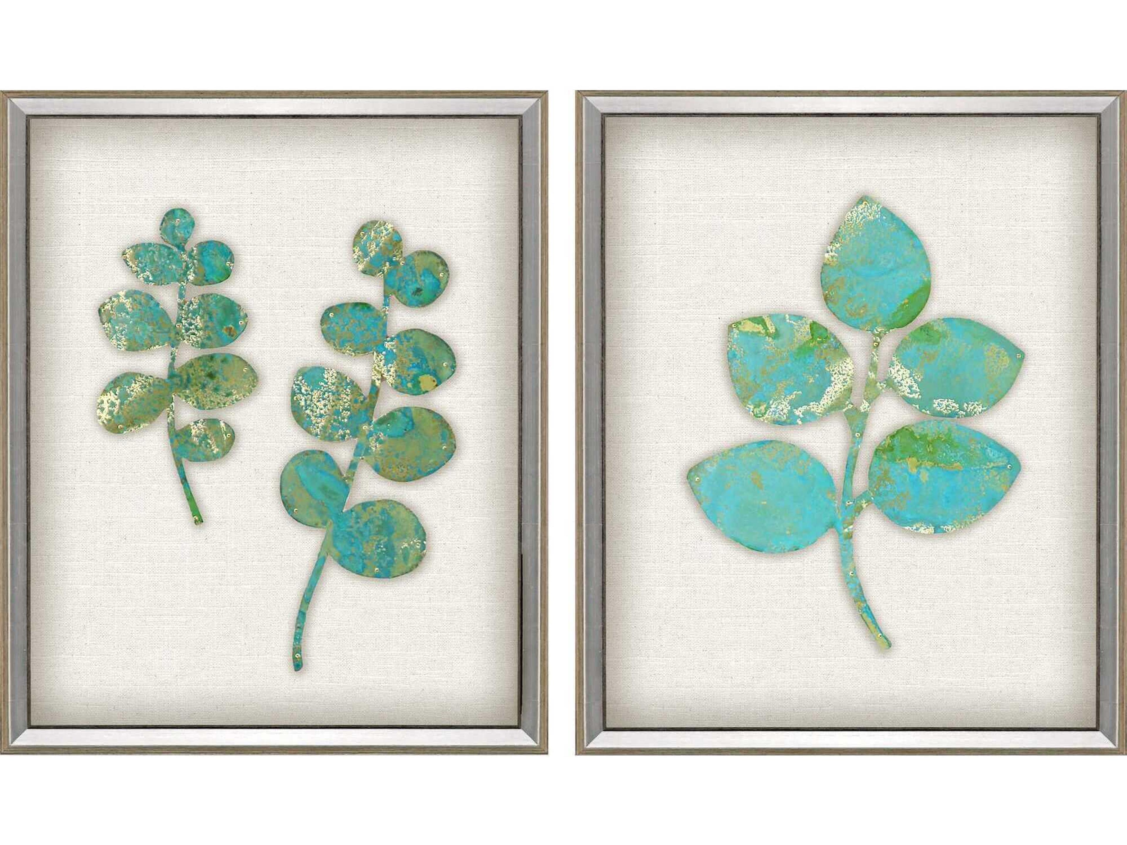 Paragon Florals Botanical-I Wall Art Set of 2