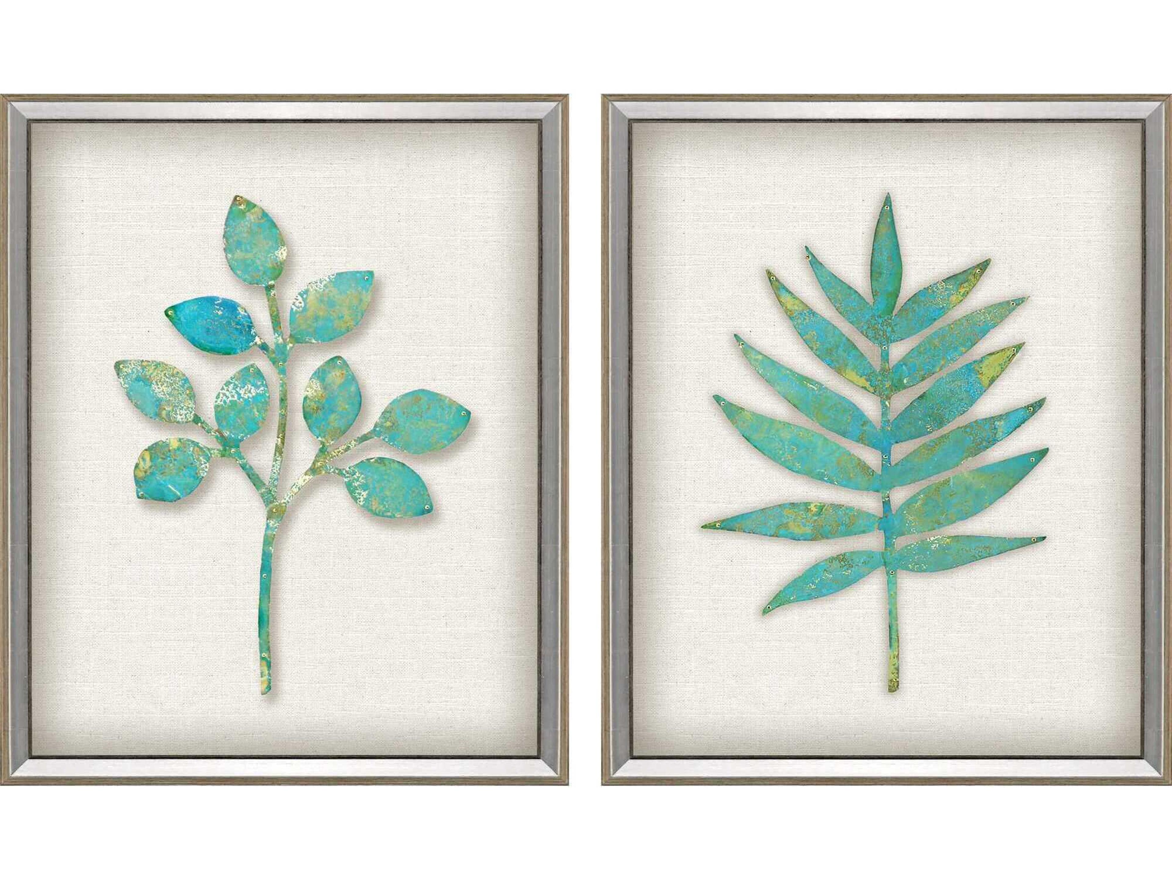 Paragon Florals Botanical-II Wall Art Set of 2