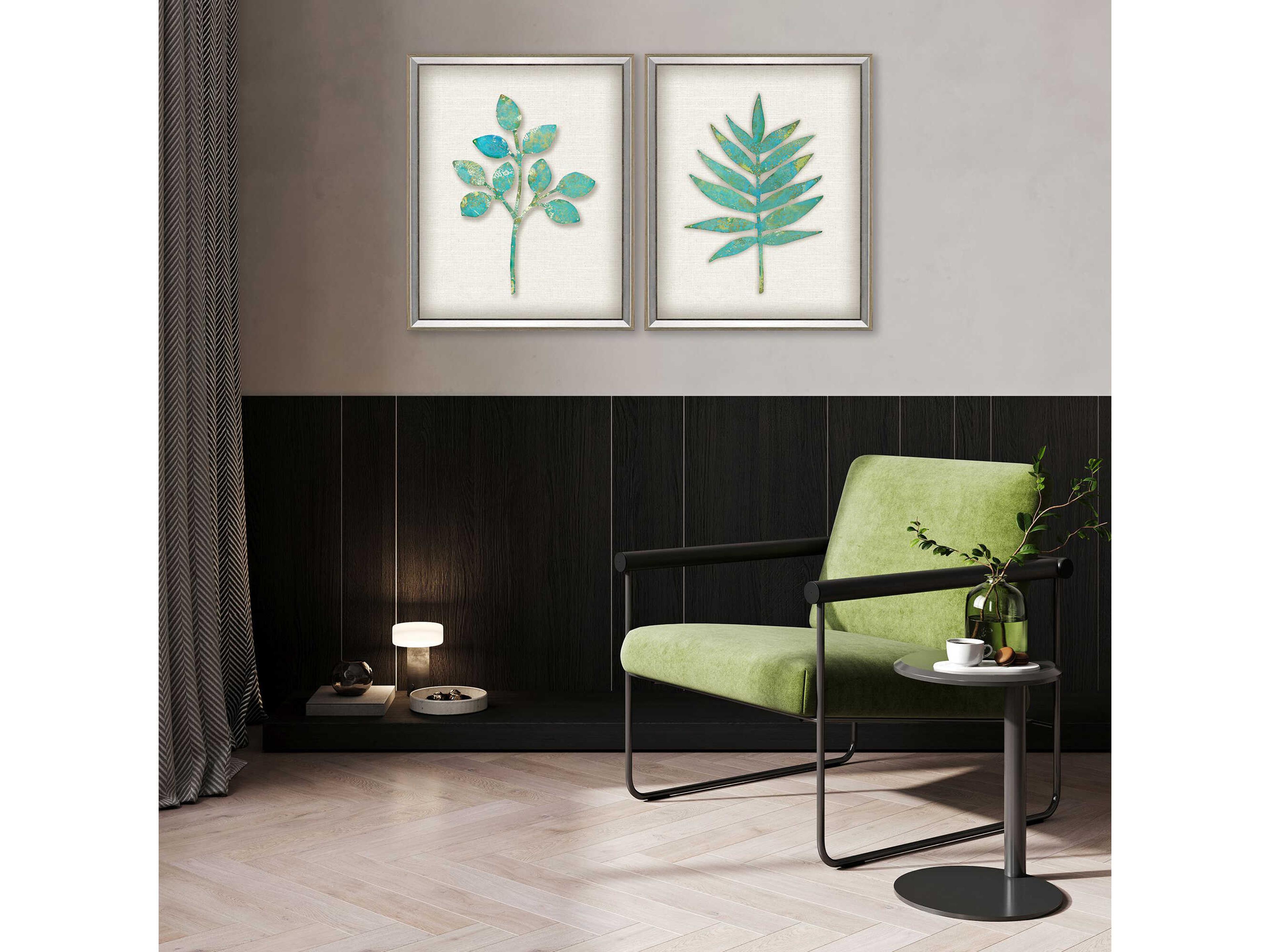 Paragon Florals Botanical-II Wall Art Set of 2