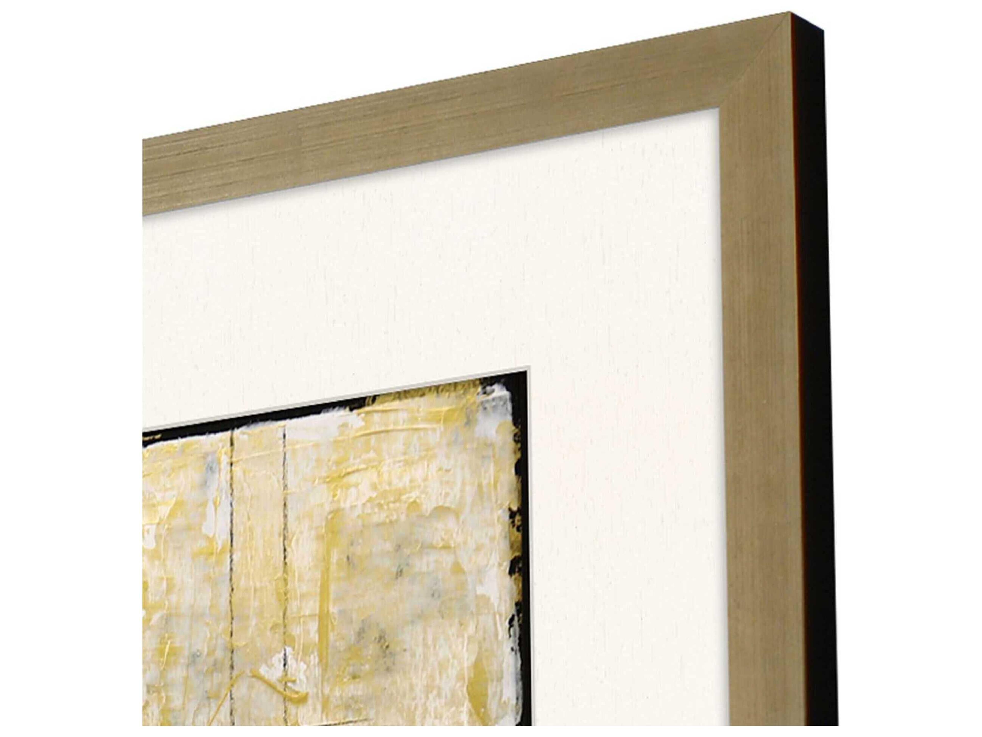 Paragon Abstract Golden Speck Wall Art Set of 4