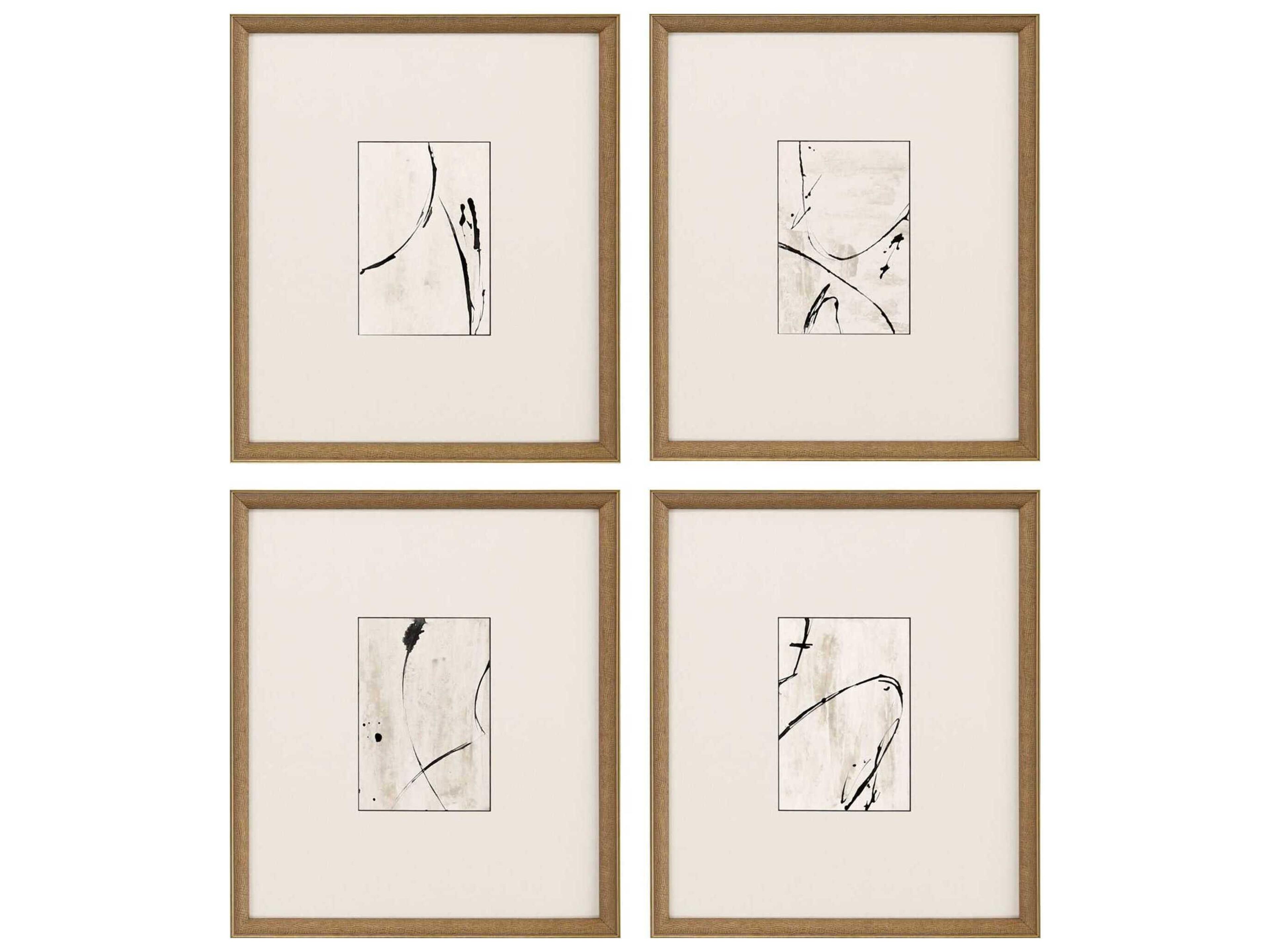 Geometrics Jete-I Wall Art Set of 4