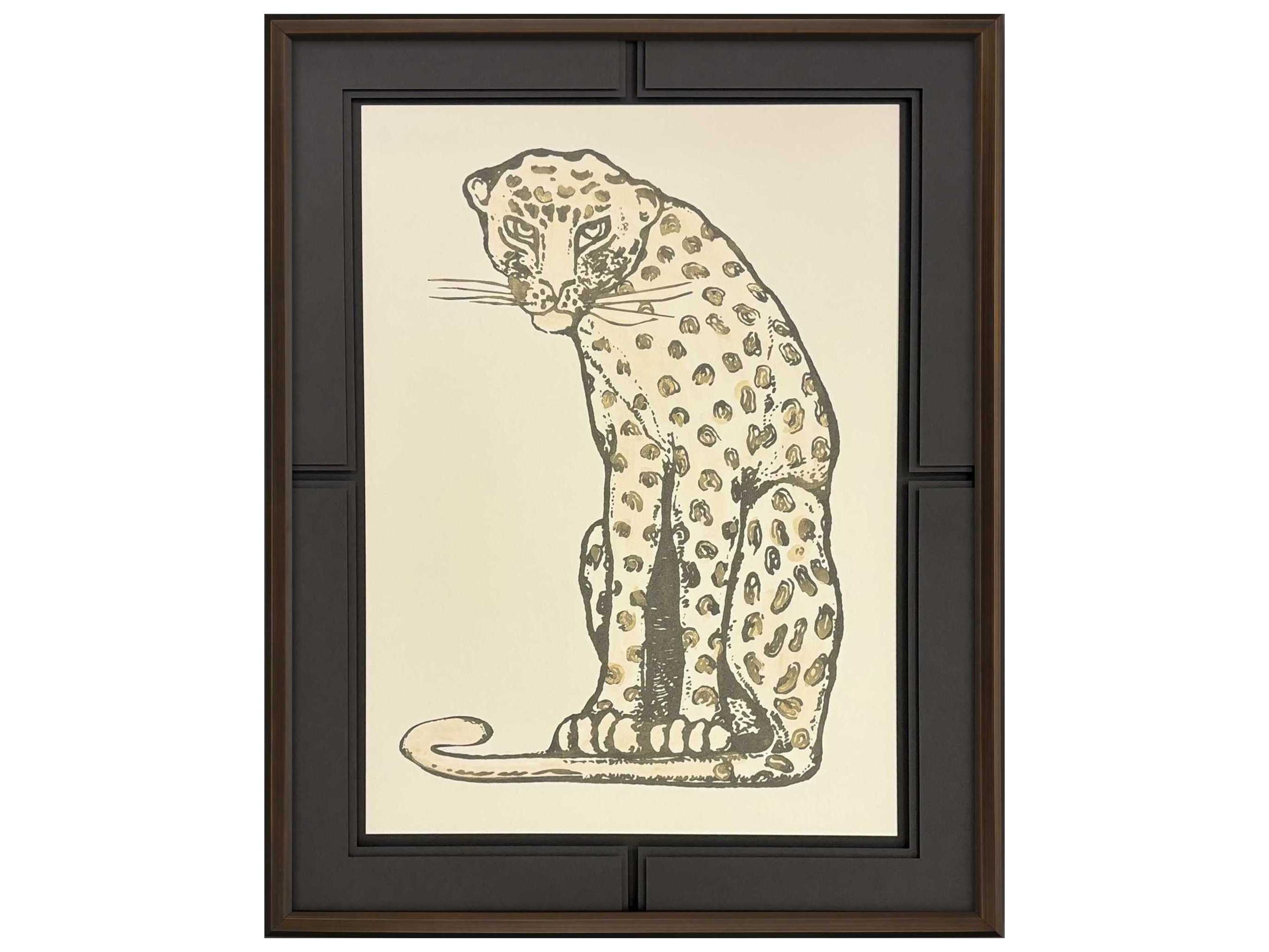 Paragon Golden Cheetah Wall Art