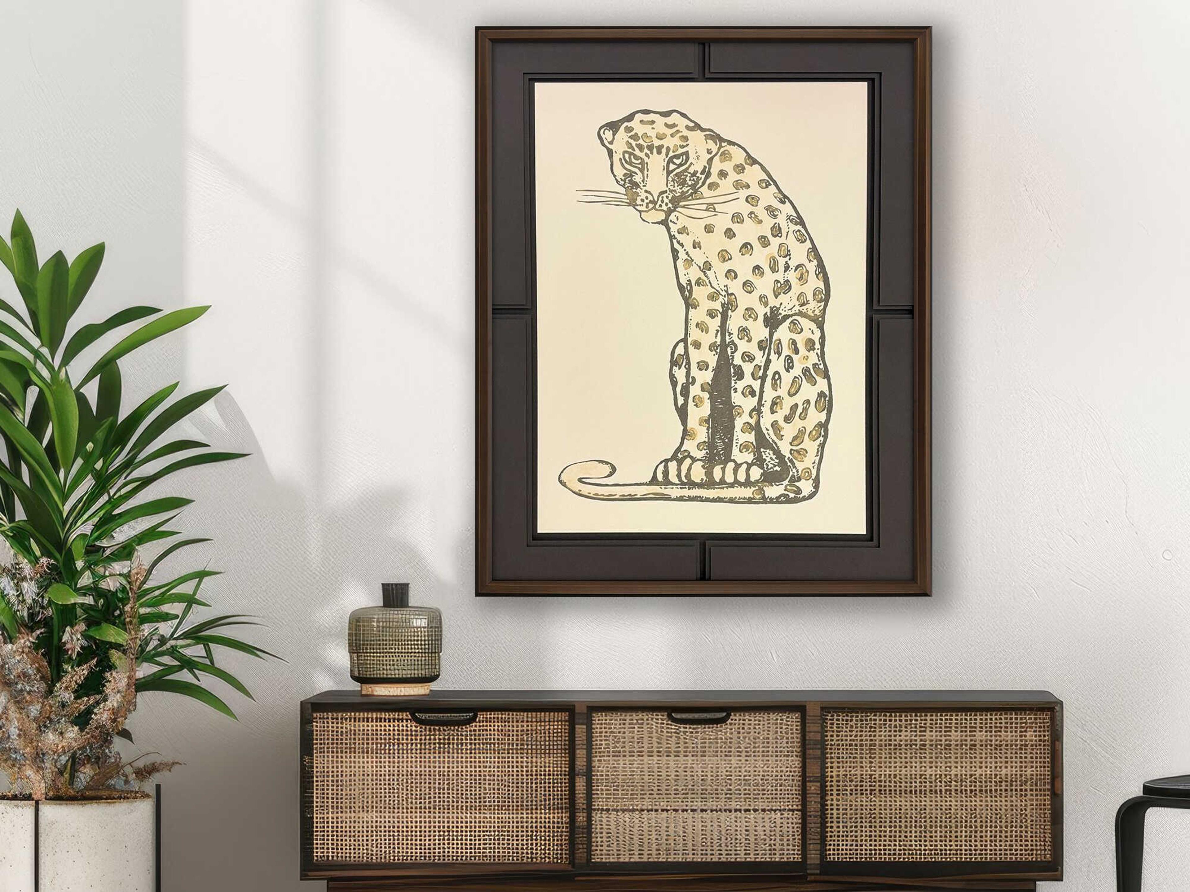 Paragon Golden Cheetah Wall Art