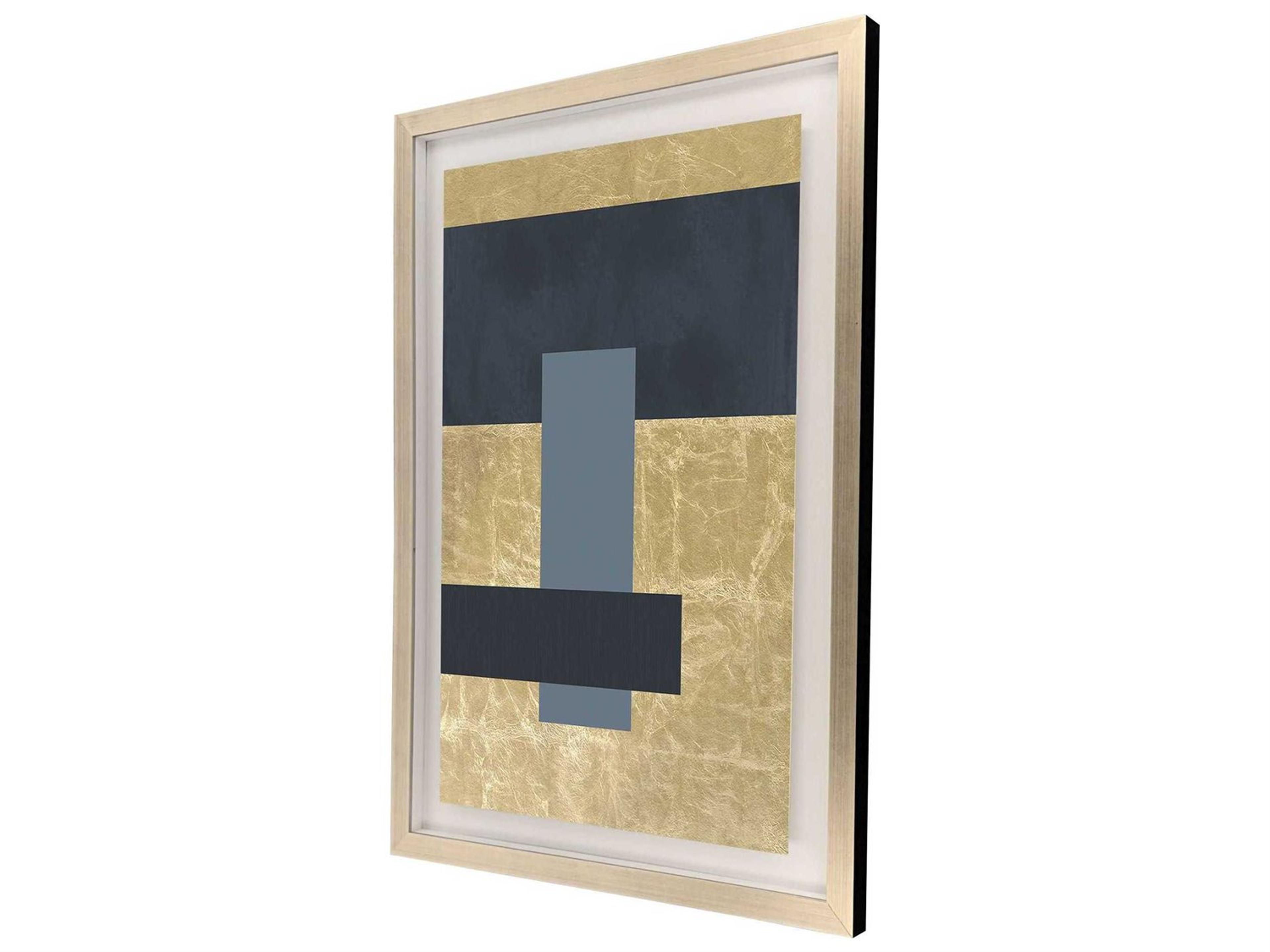 Paragon Geometrics Gold Colorblock-I Wall Art
