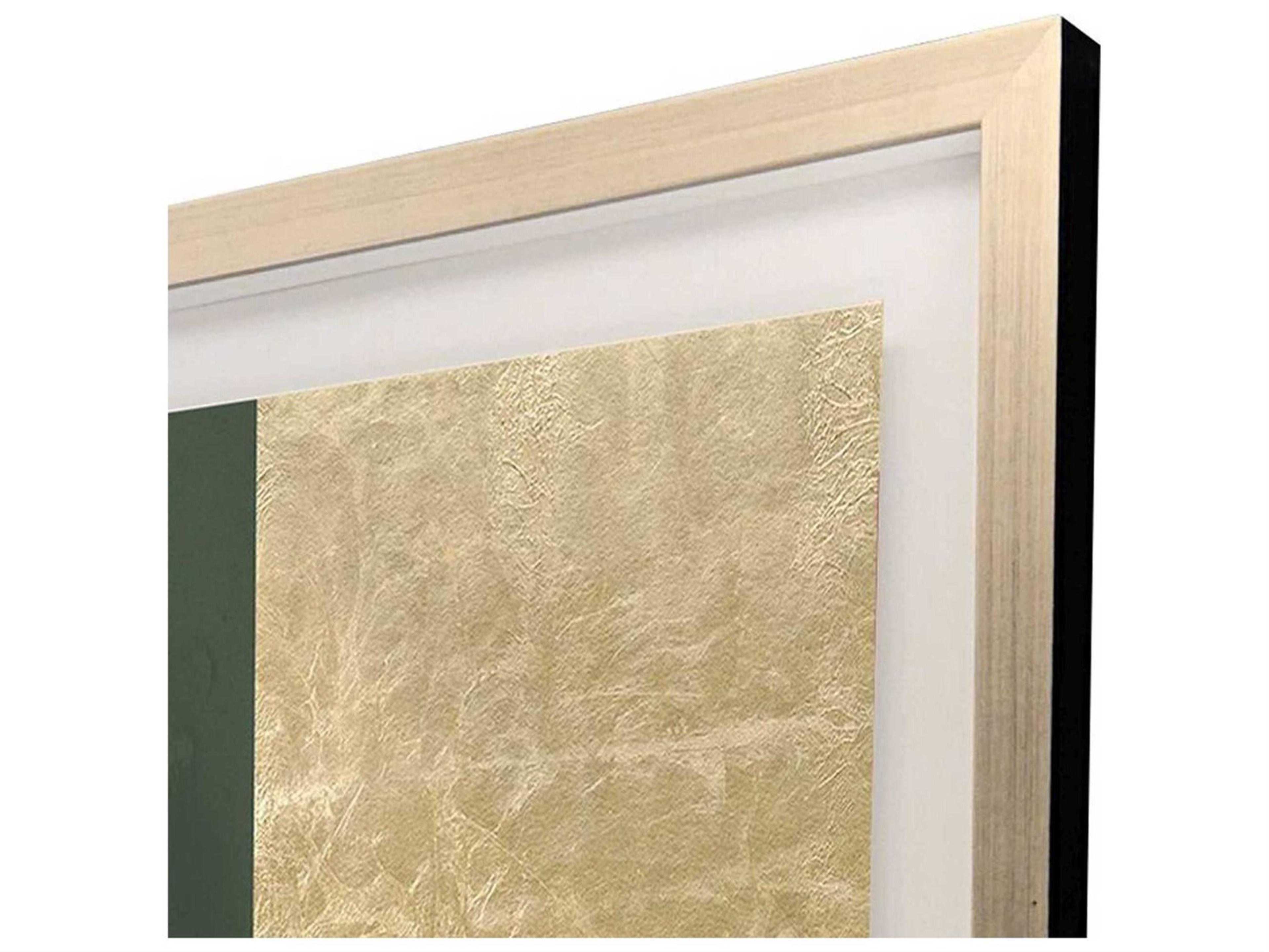 Paragon Geometrics Gold Colorblock-III Wall Art