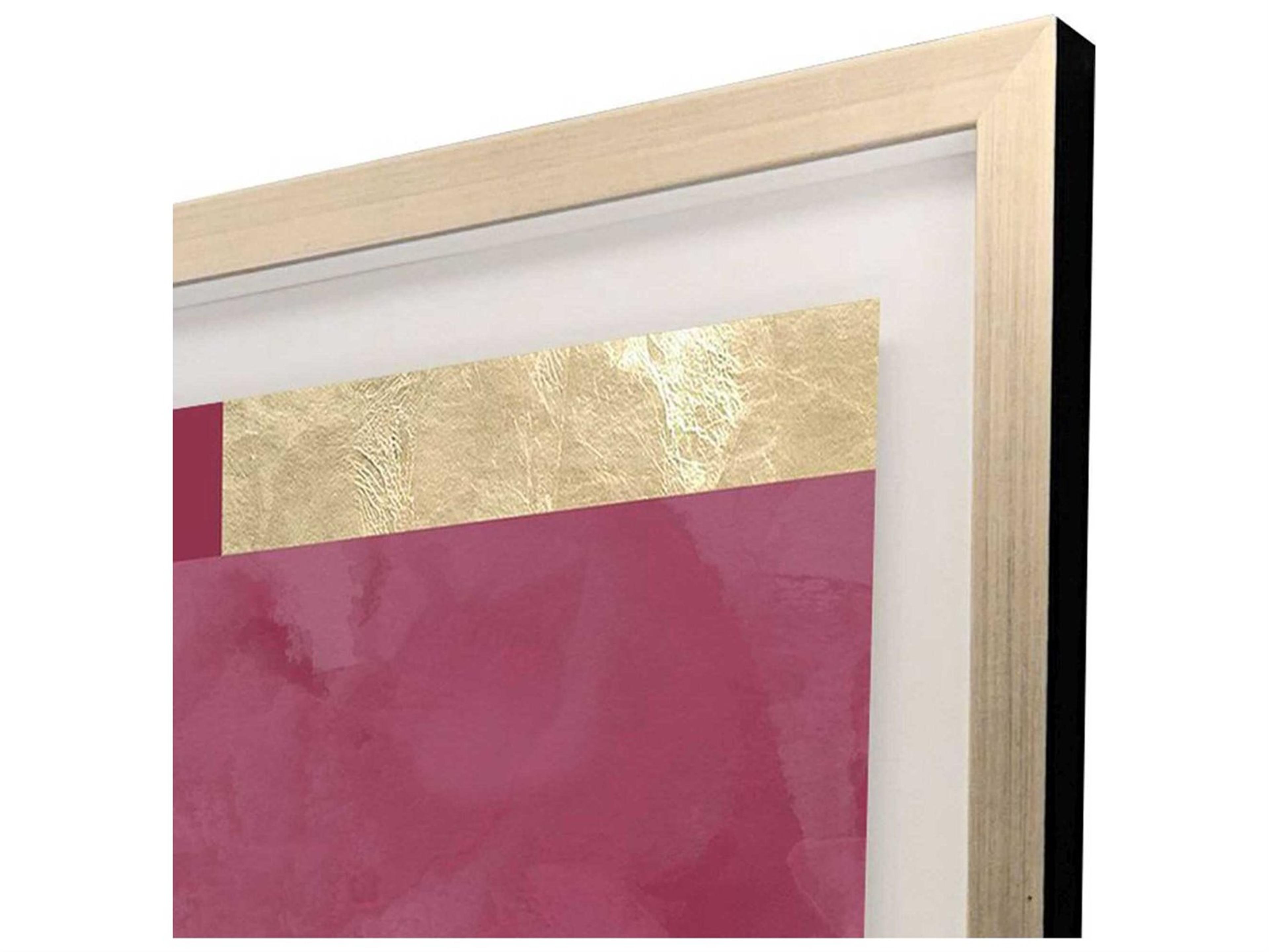 Paragon Geometrics Gold Colorblock-IV Wall Art