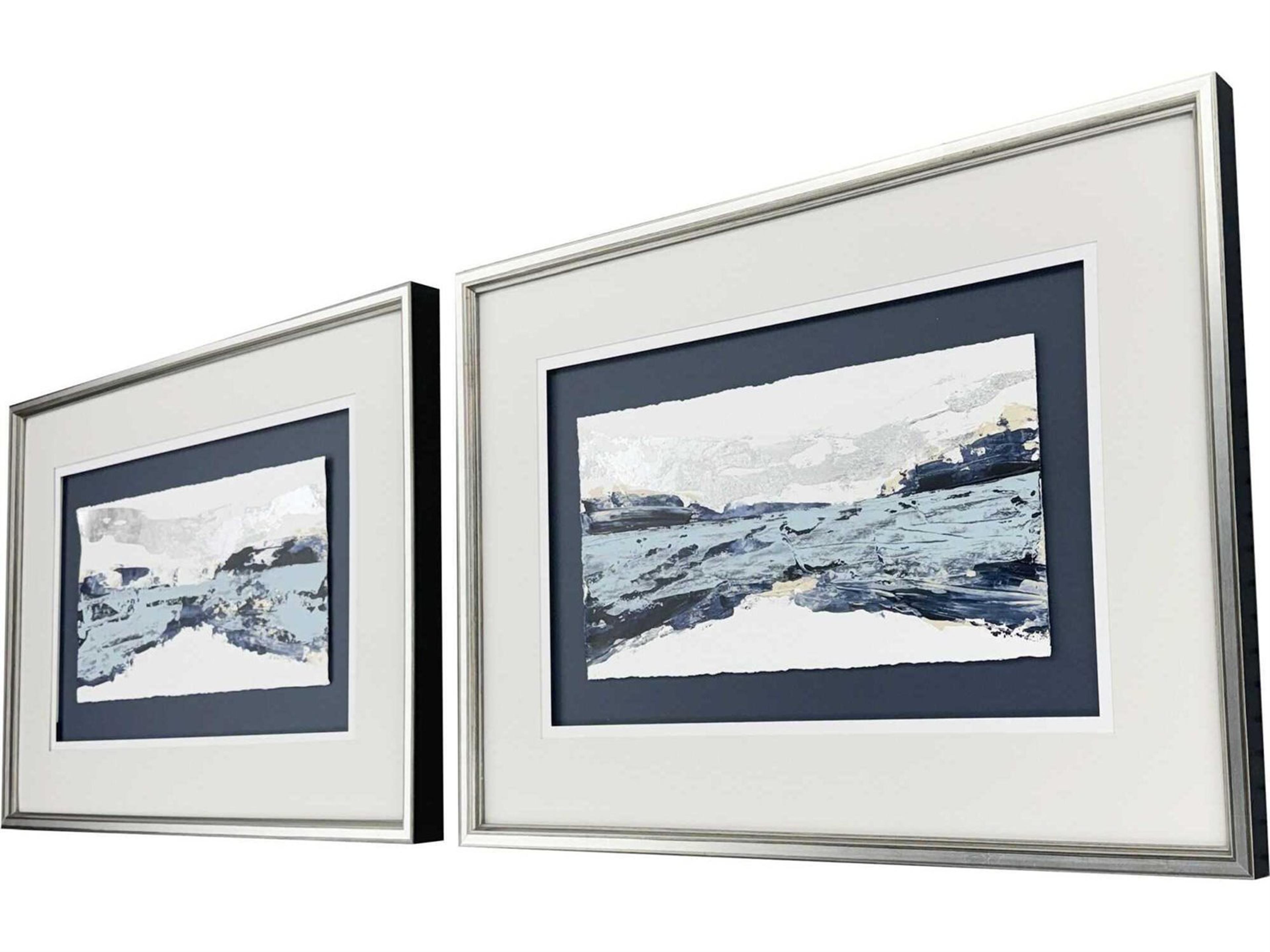 Paragon Abstract Blue View Wall Art Set of 2