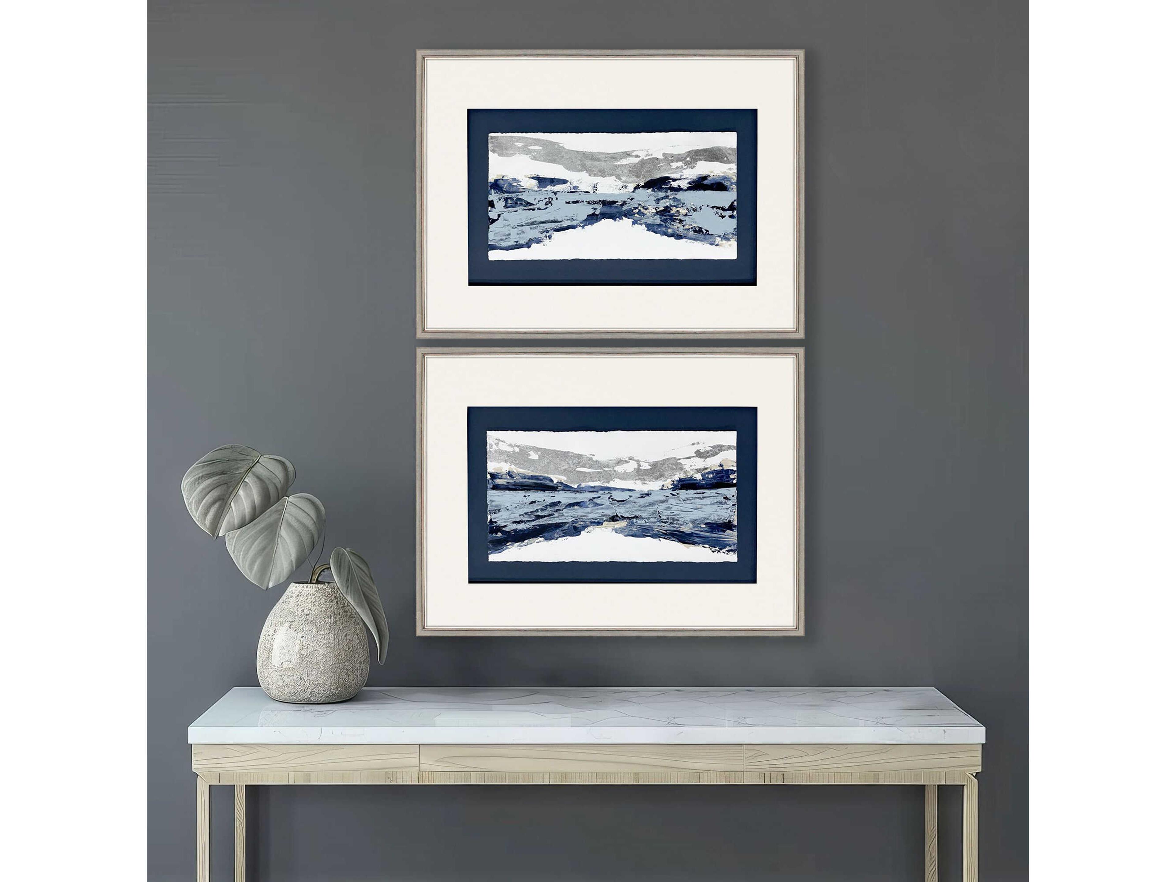 Paragon Abstract Blue View Wall Art Set of 2