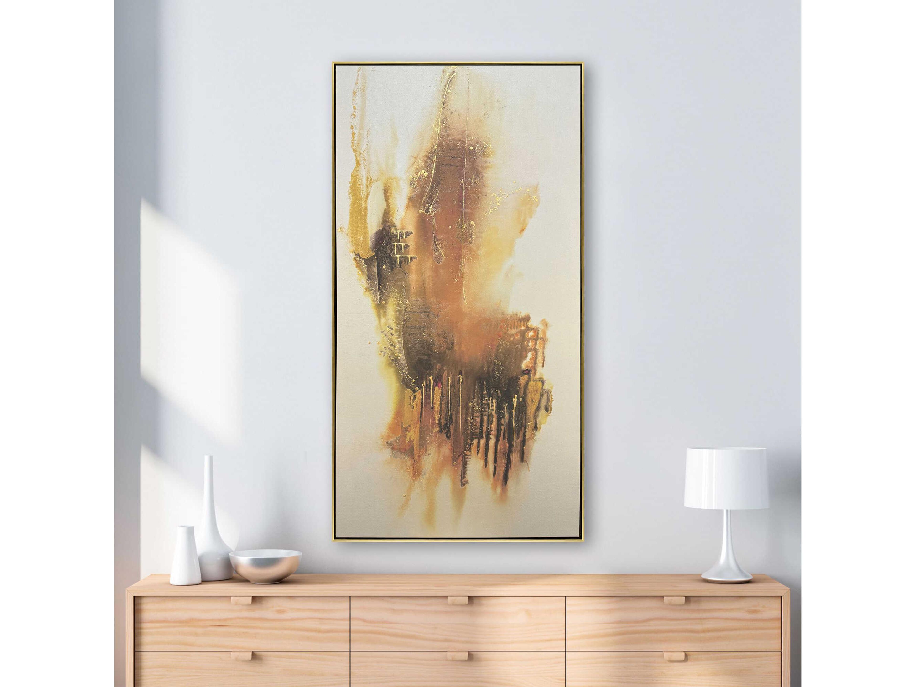 Paragon Abstract Earthern-II Canvas Wall Art