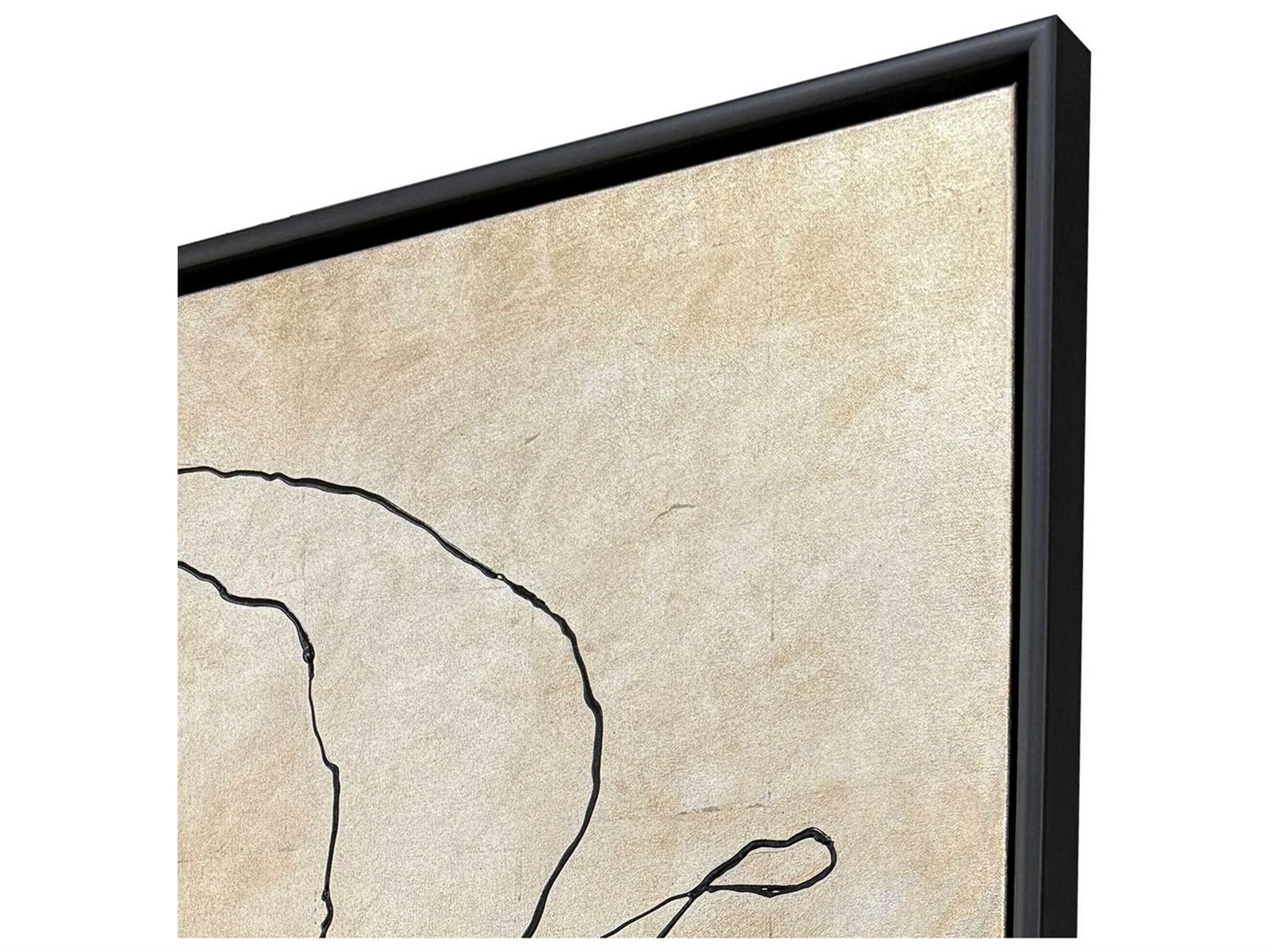 Paragon Florals Silver Poppies-I Canvas Wall Art