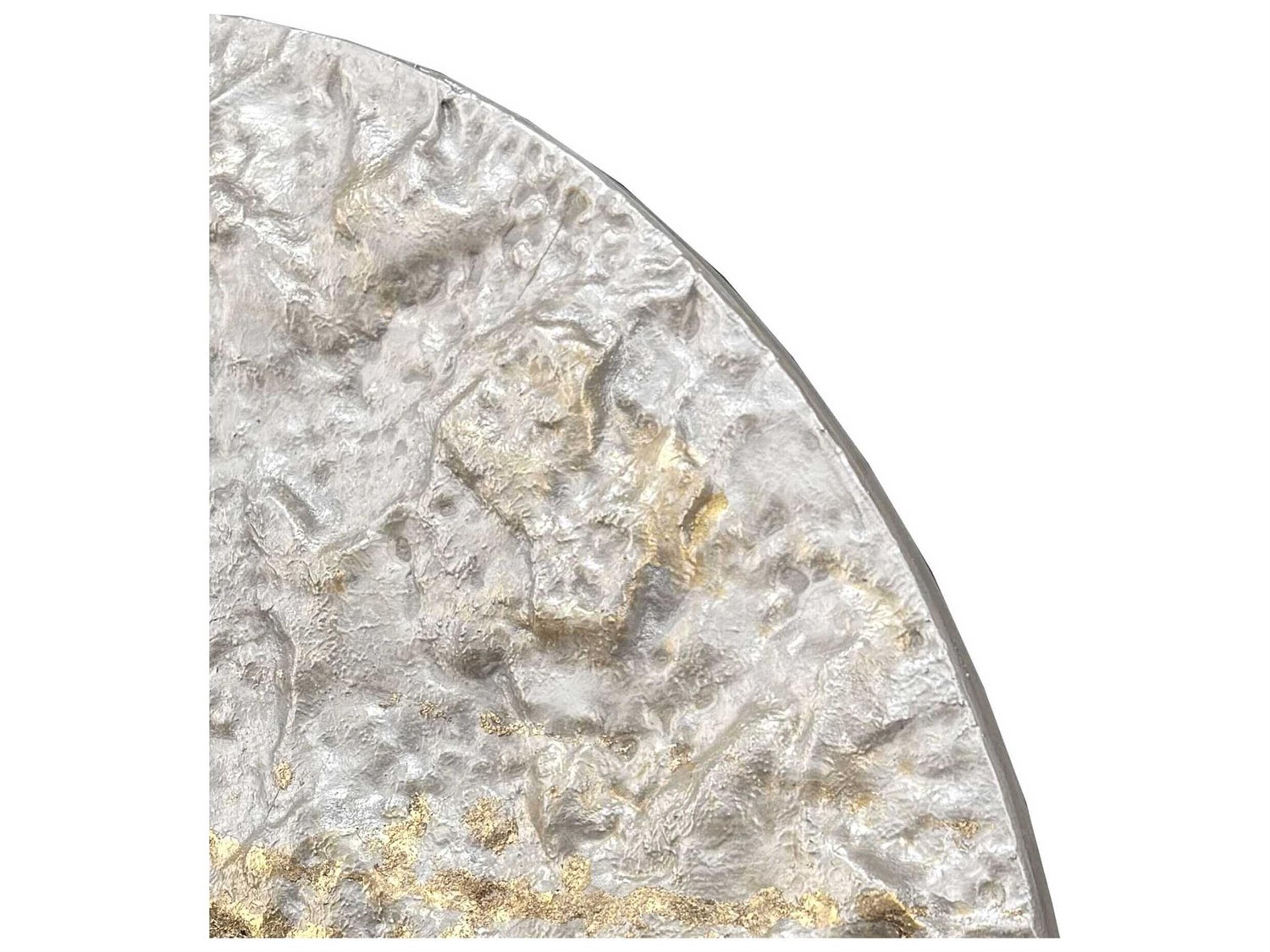 Paragon Abstract Metallic Mercury-II Metal Wall Art