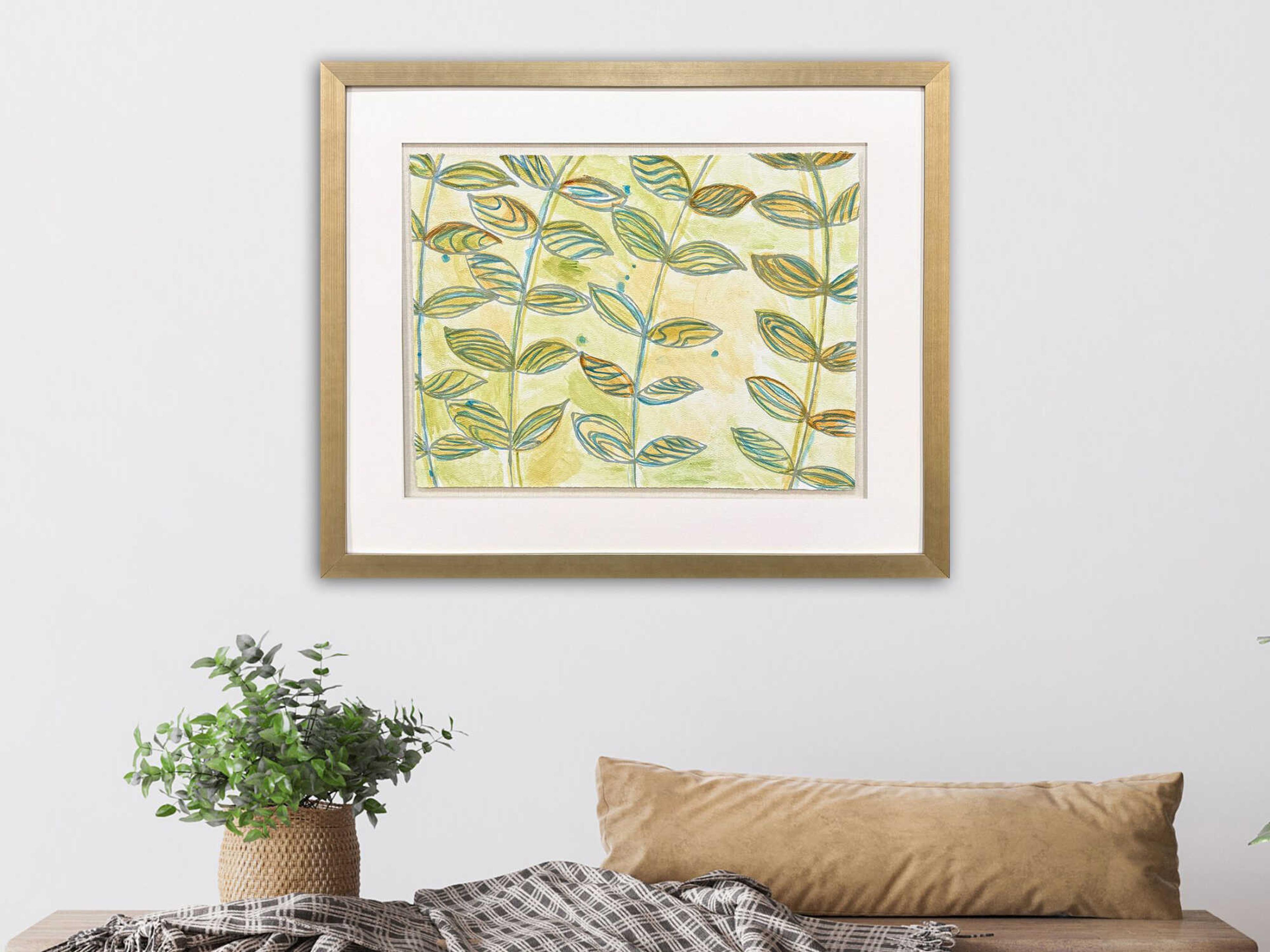 Paragon Florals Shimmering Garden-I Wall Art