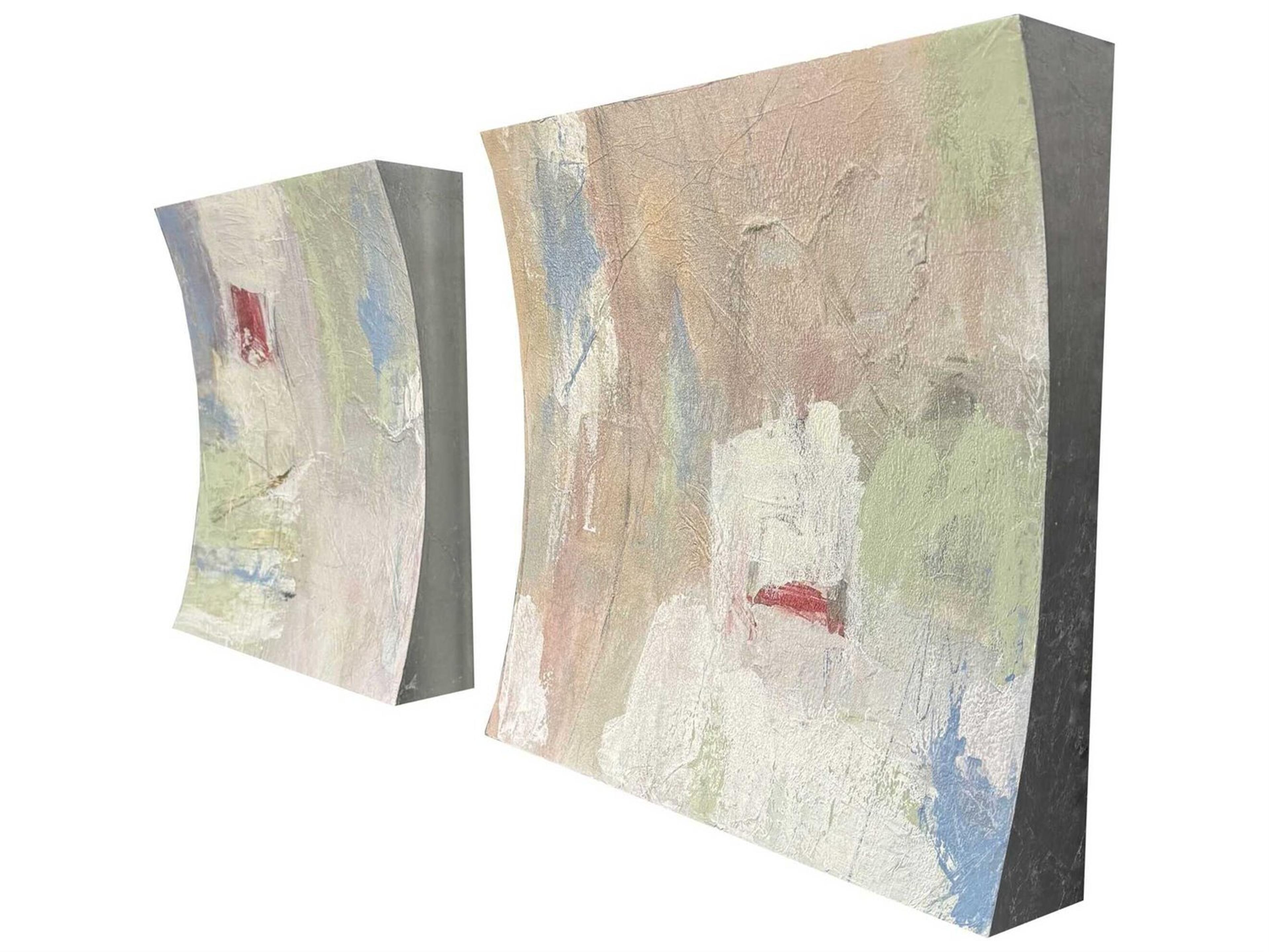 Paragon Abstract Finding Peace-I Wood Wall Art Set of 2