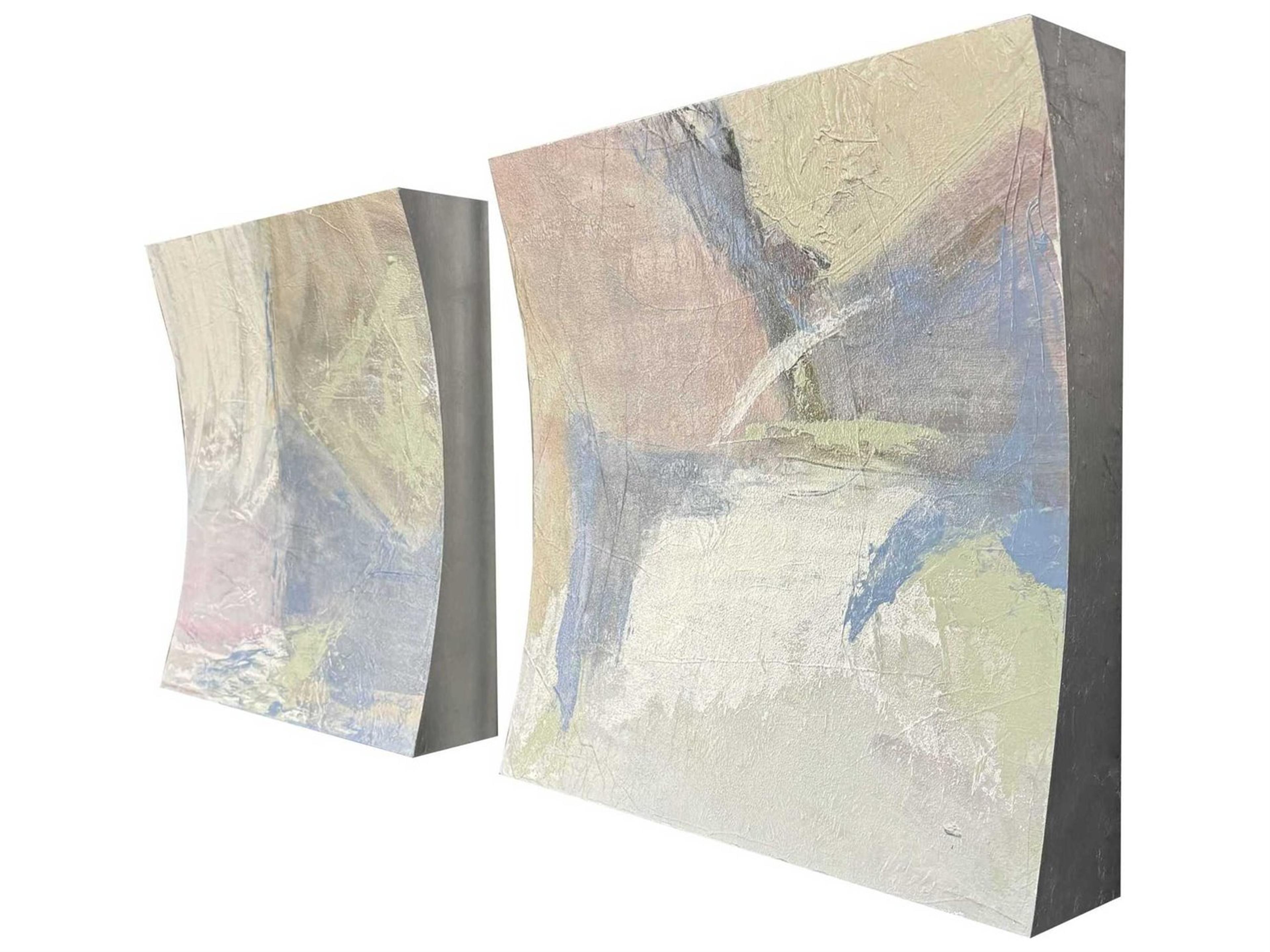 Paragon Abstract Finding Peace-II Wood Wall Art Set of 2