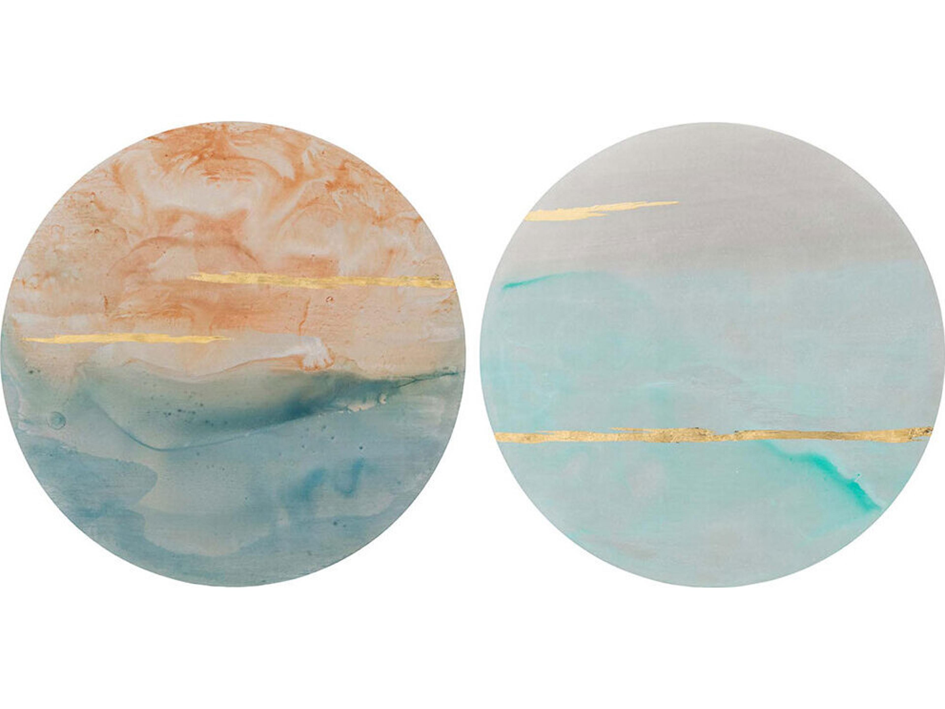 Paragon Abstract Horizons-II Metal Wall Art Set of 2