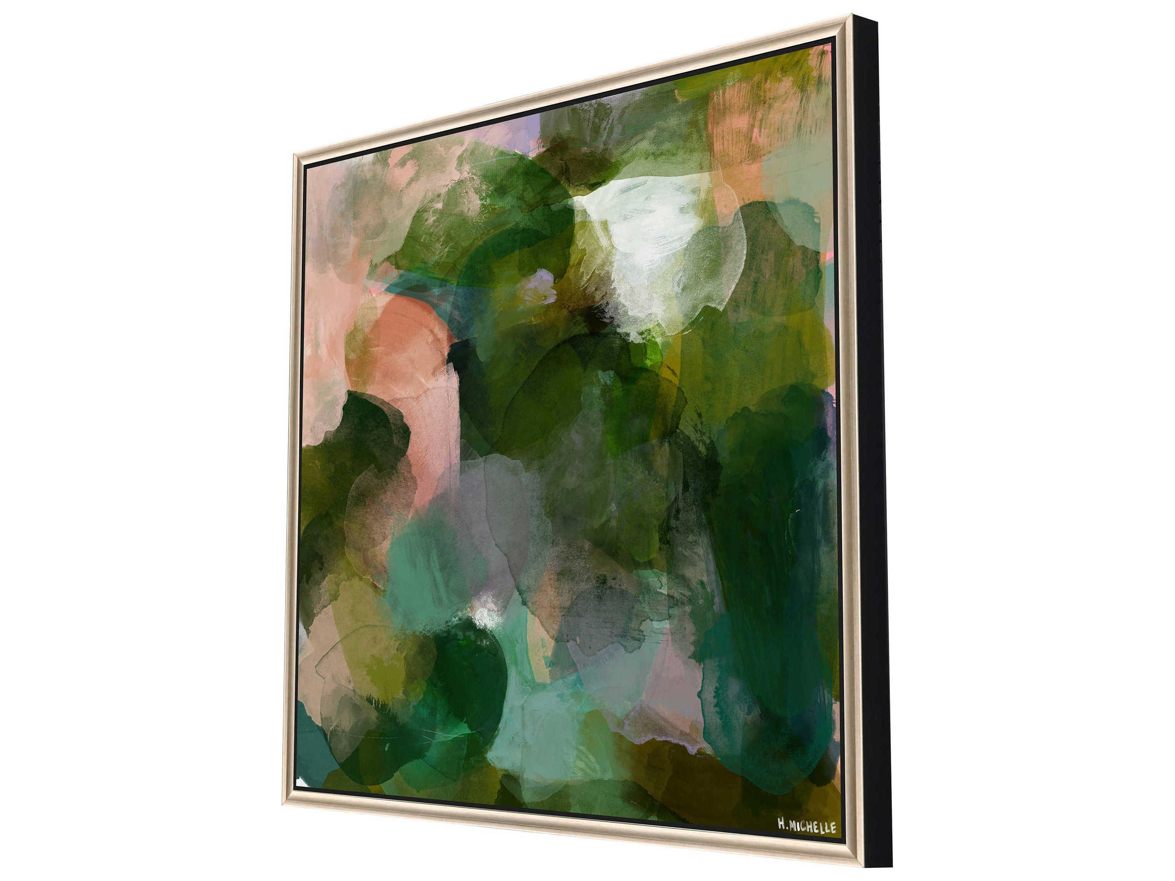 Paragon Abstract Blue Fruition Canvas Wall Art