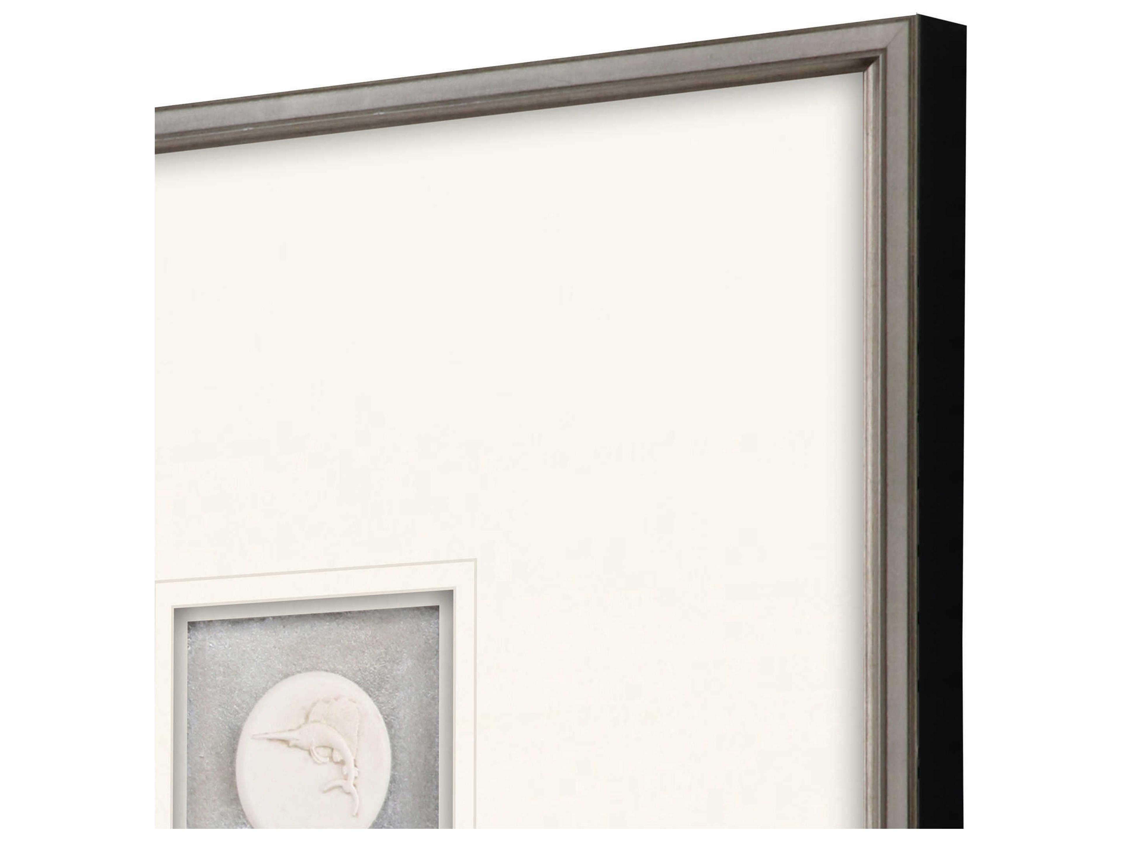 Paragon Animals Blue Coastal Intaglio-I Wall Art Set of 2