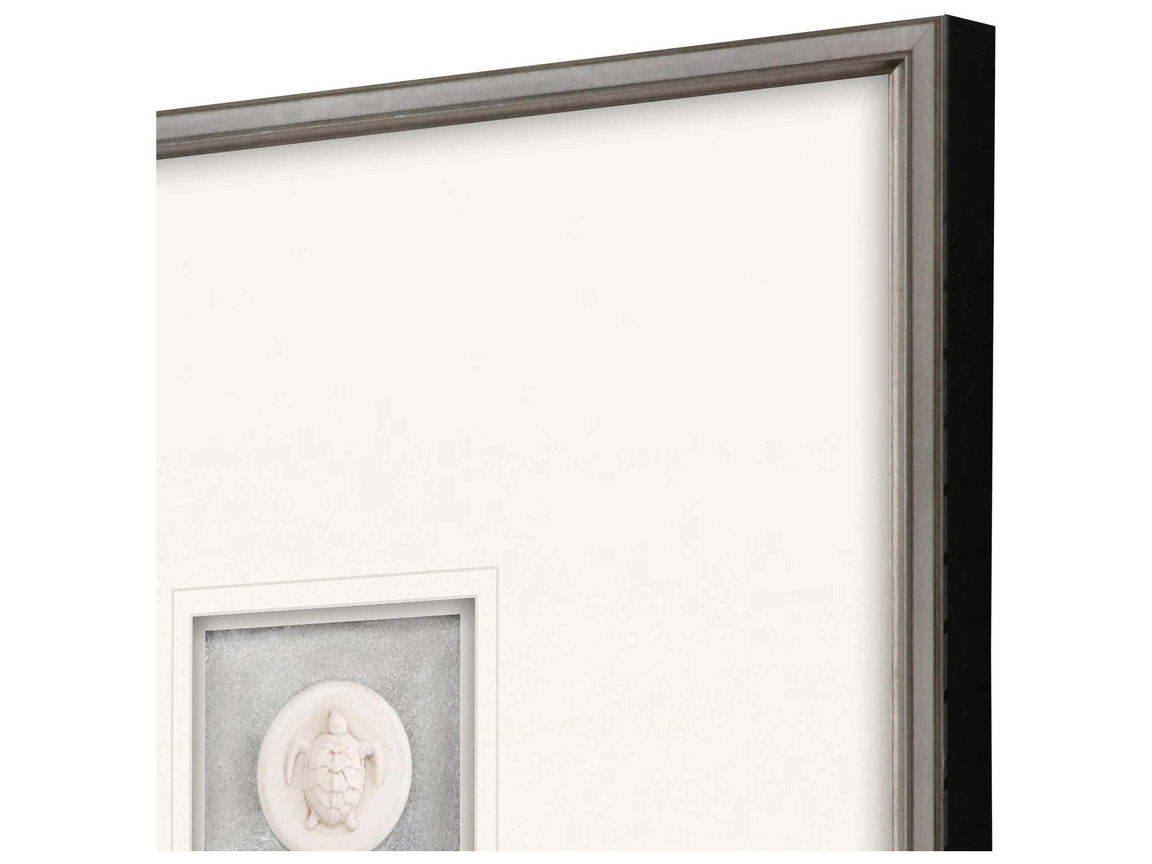 Paragon Animals Blue Coastal Intaglio-II Wall Art Set of 2