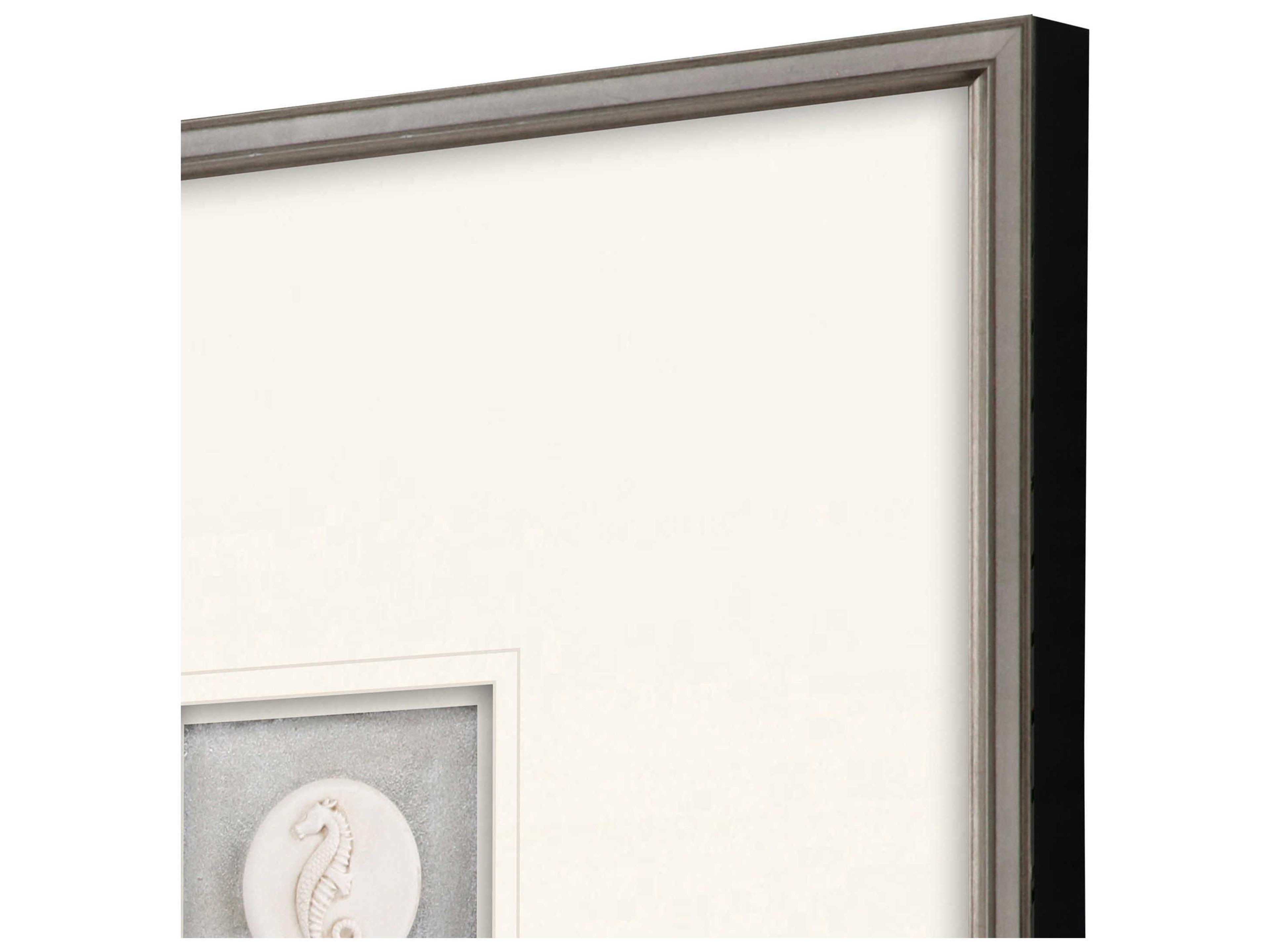 Paragon Animals Blue Coastal Intaglio-III Wall Art Set of 2