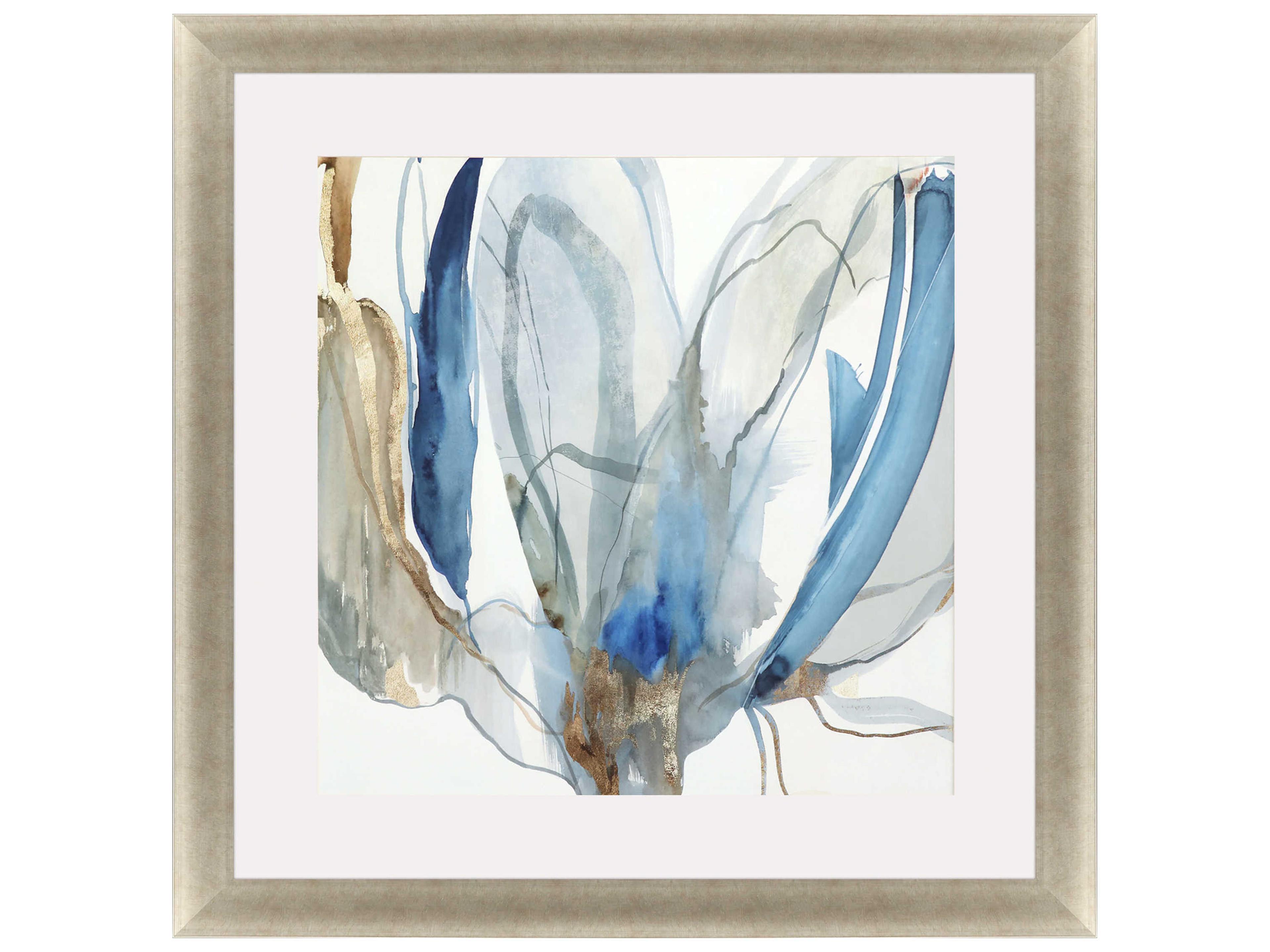 Florals Blue Refined-I Wall Art