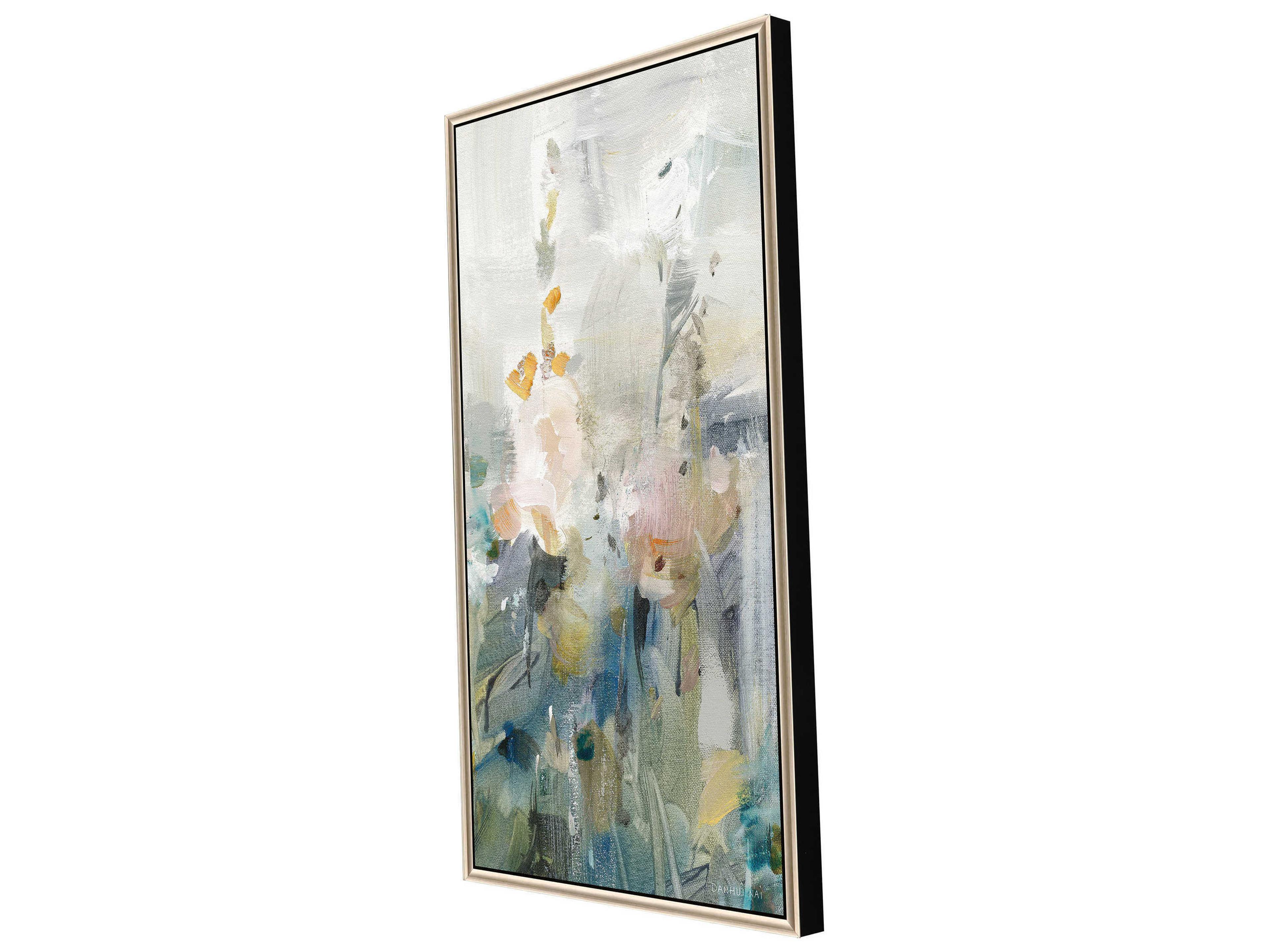 Paragon Florals Gray Rustic Garden-II Canvas Wall Art