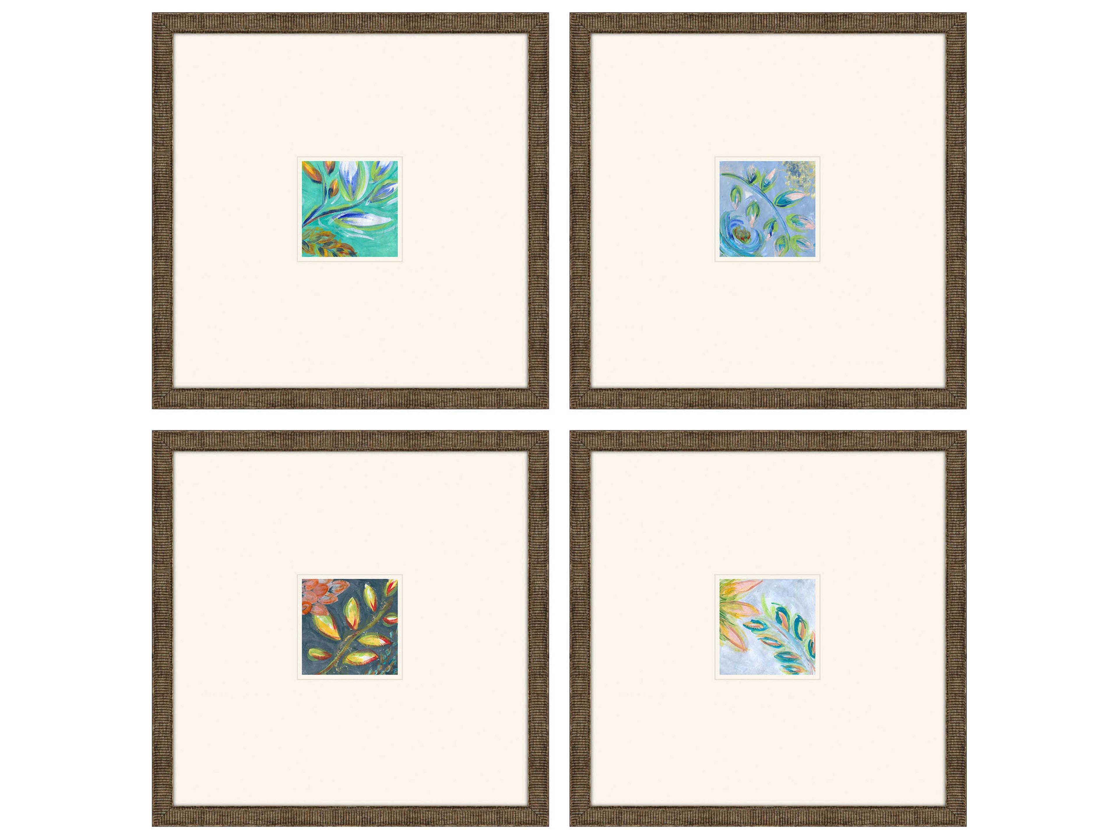 Botanica-I Wall Art Set of 4