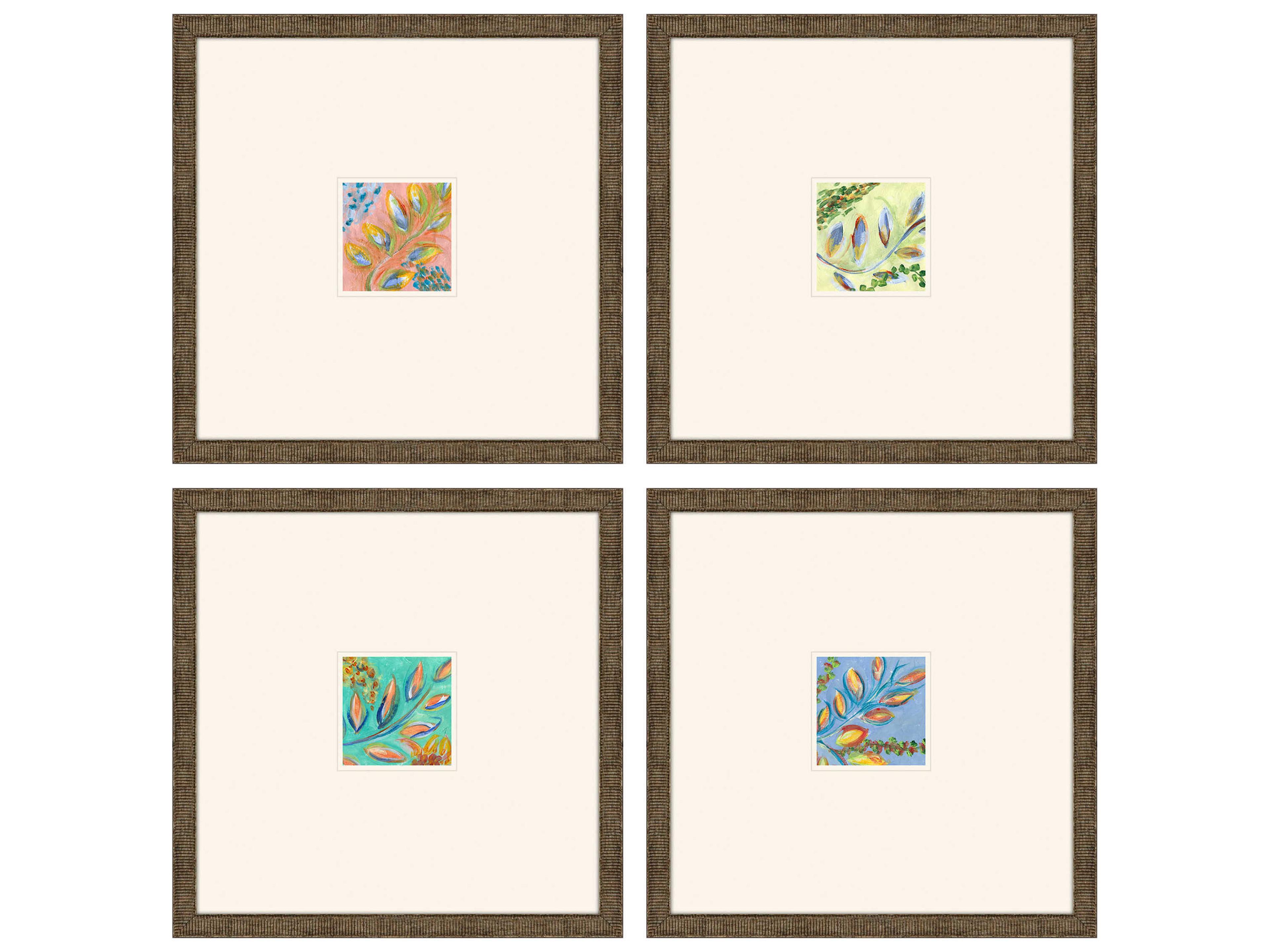 Botanica-II Wall Art Set of 4