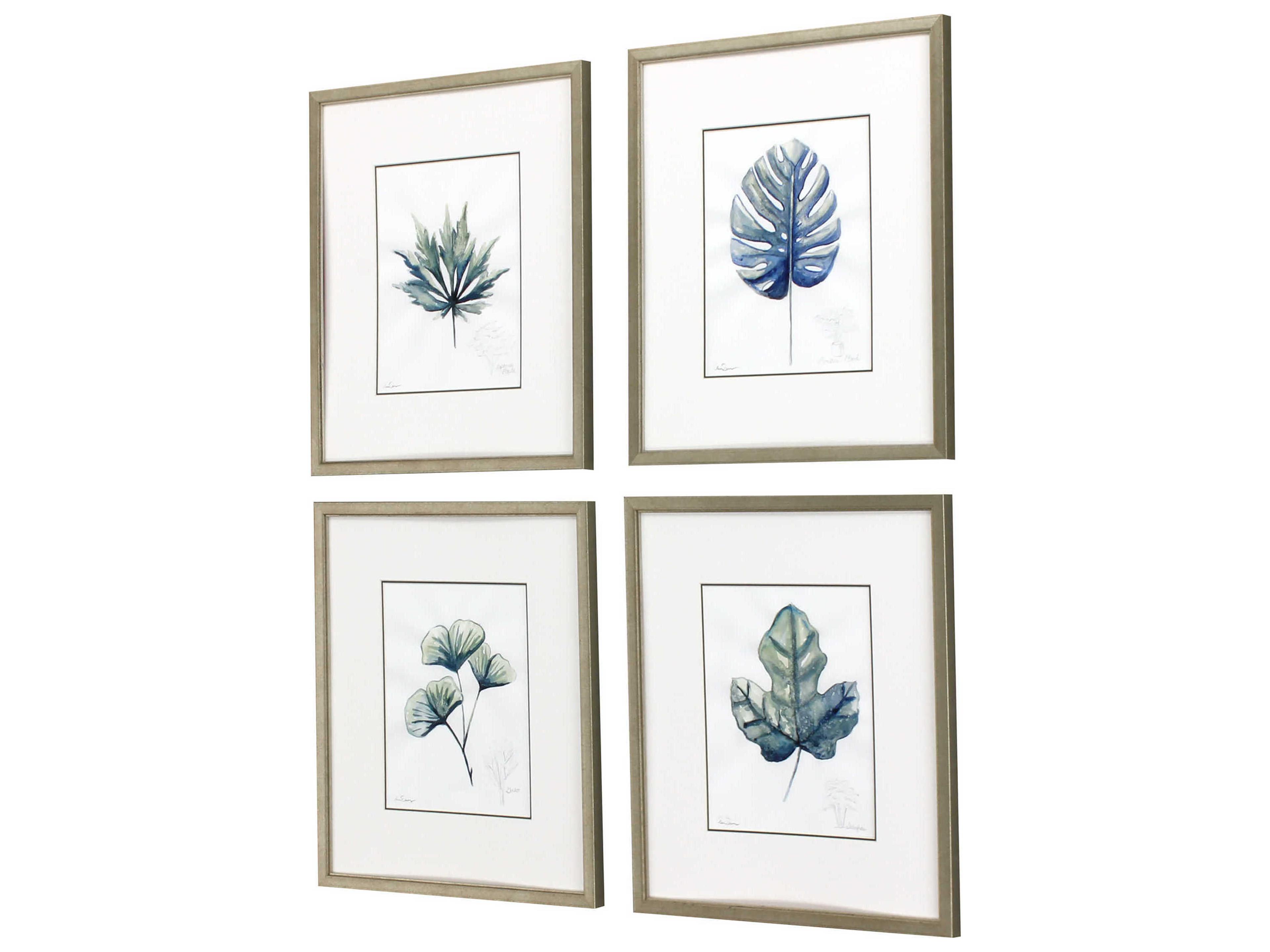 Paragon Plant Drawings Wall Art Set of 4