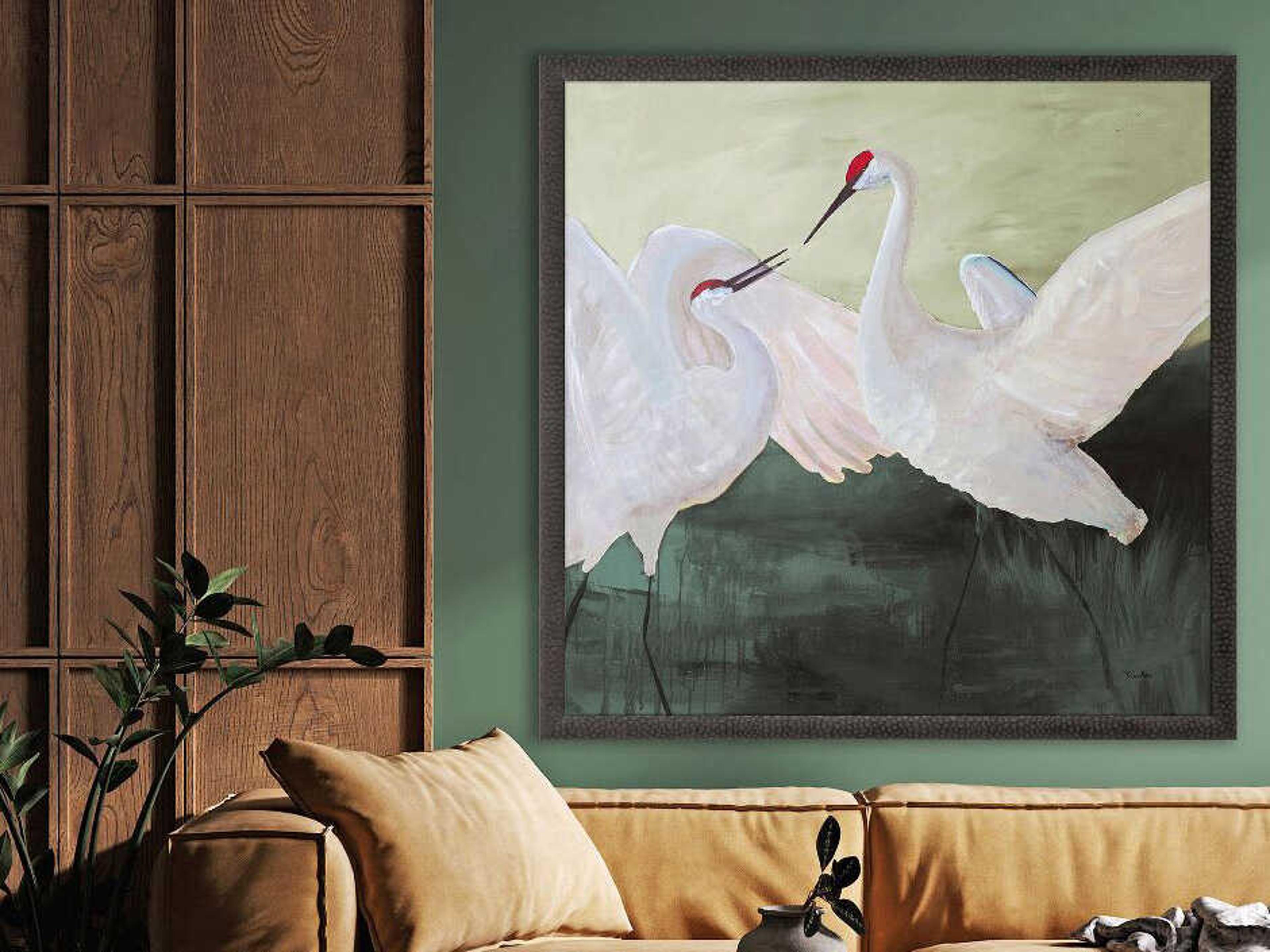 Paragon Animals White Sandhill Cranes Wall Art
