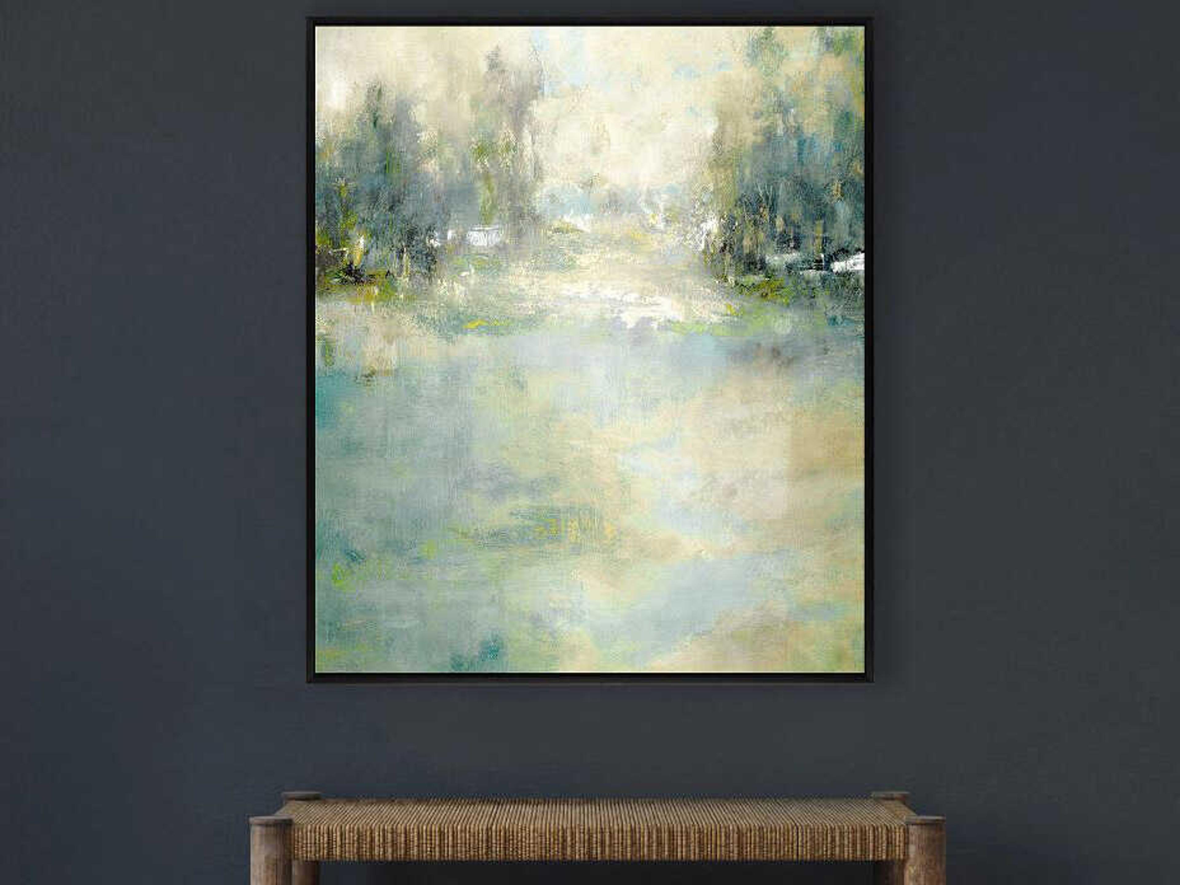 Paragon Waterside Overcast Canvas Wall Art