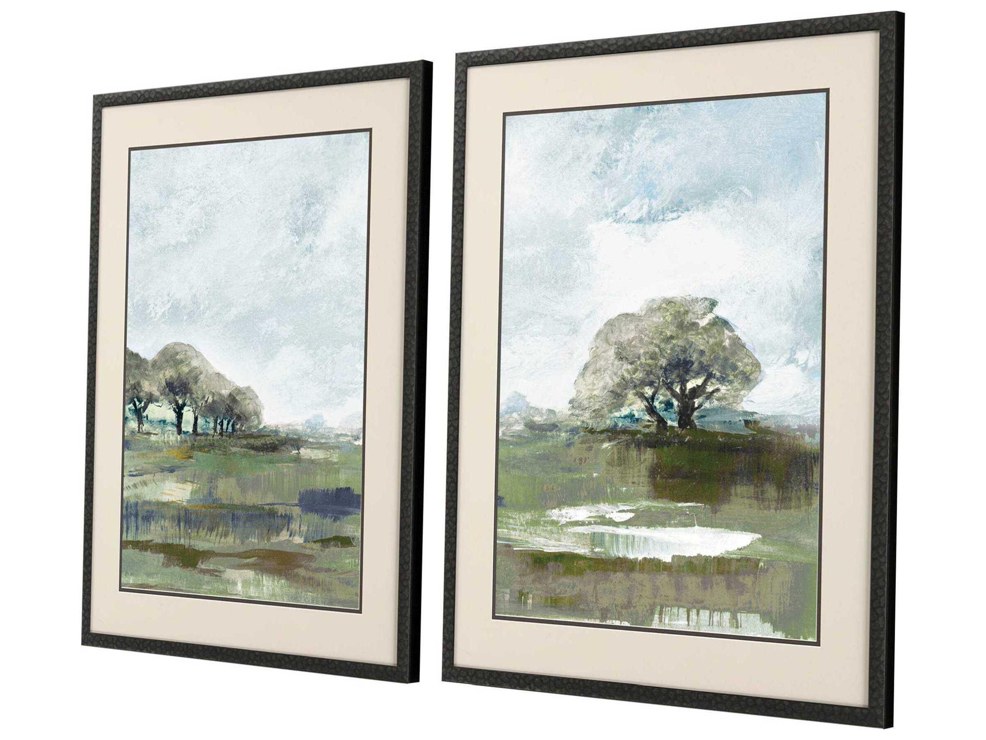 Paragon Landscapes Dusty Blue Sky Wall Art Set of 2