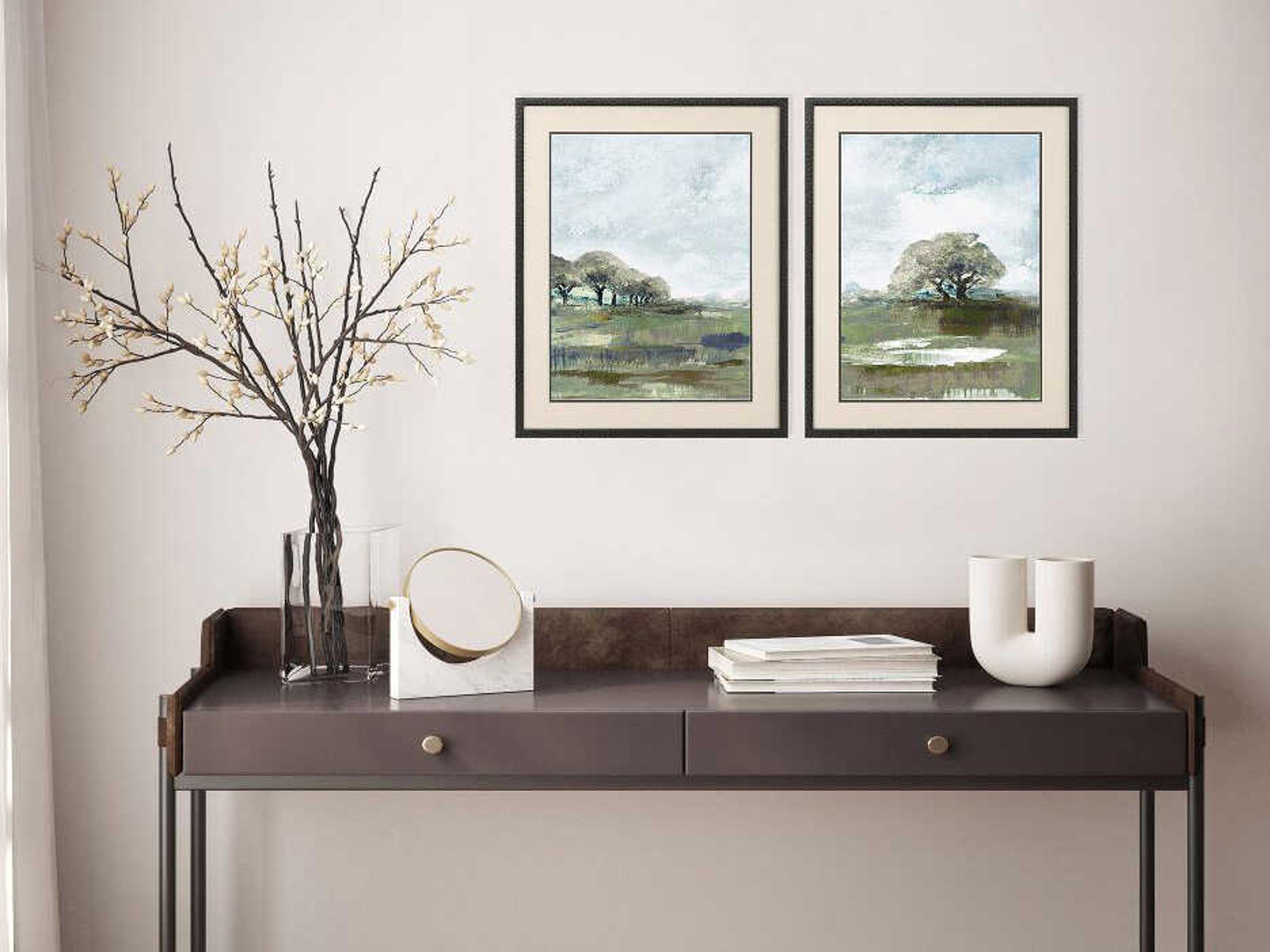 Paragon Landscapes Dusty Blue Sky Wall Art Set of 2