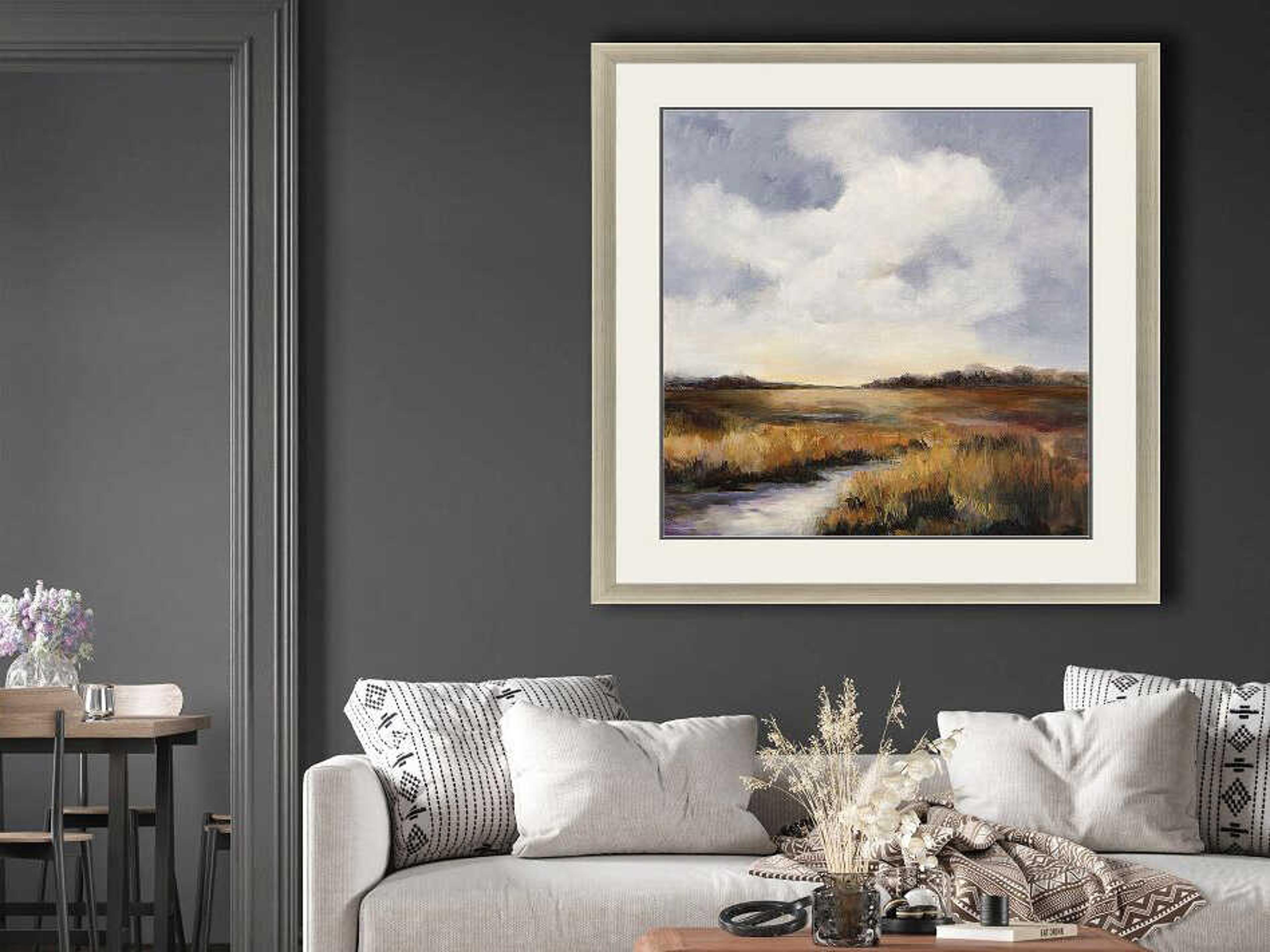 Paragon Waterside Amber Morn Wall Art