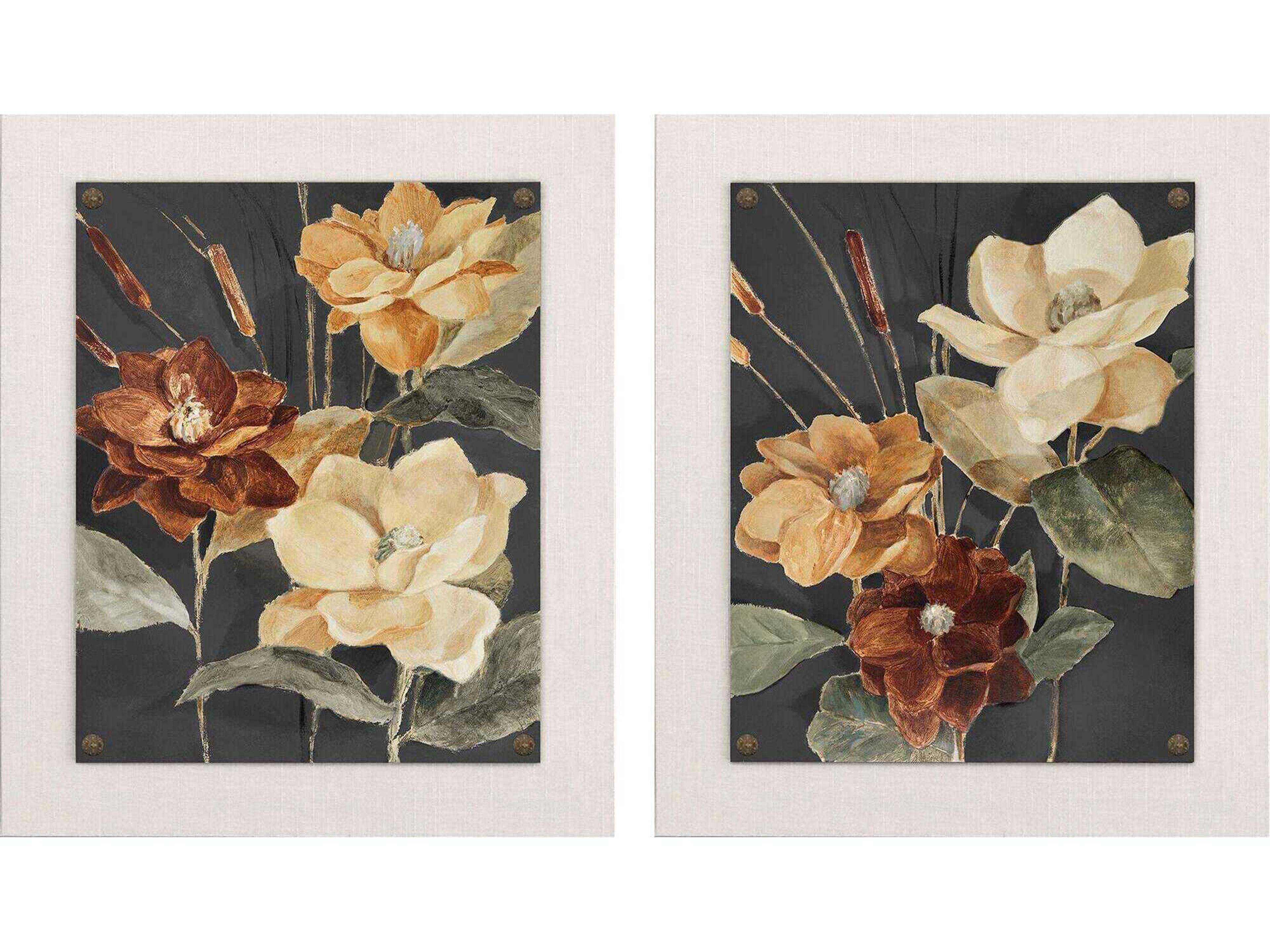 Florals Suddenly Autumn Wall Art Set of 2