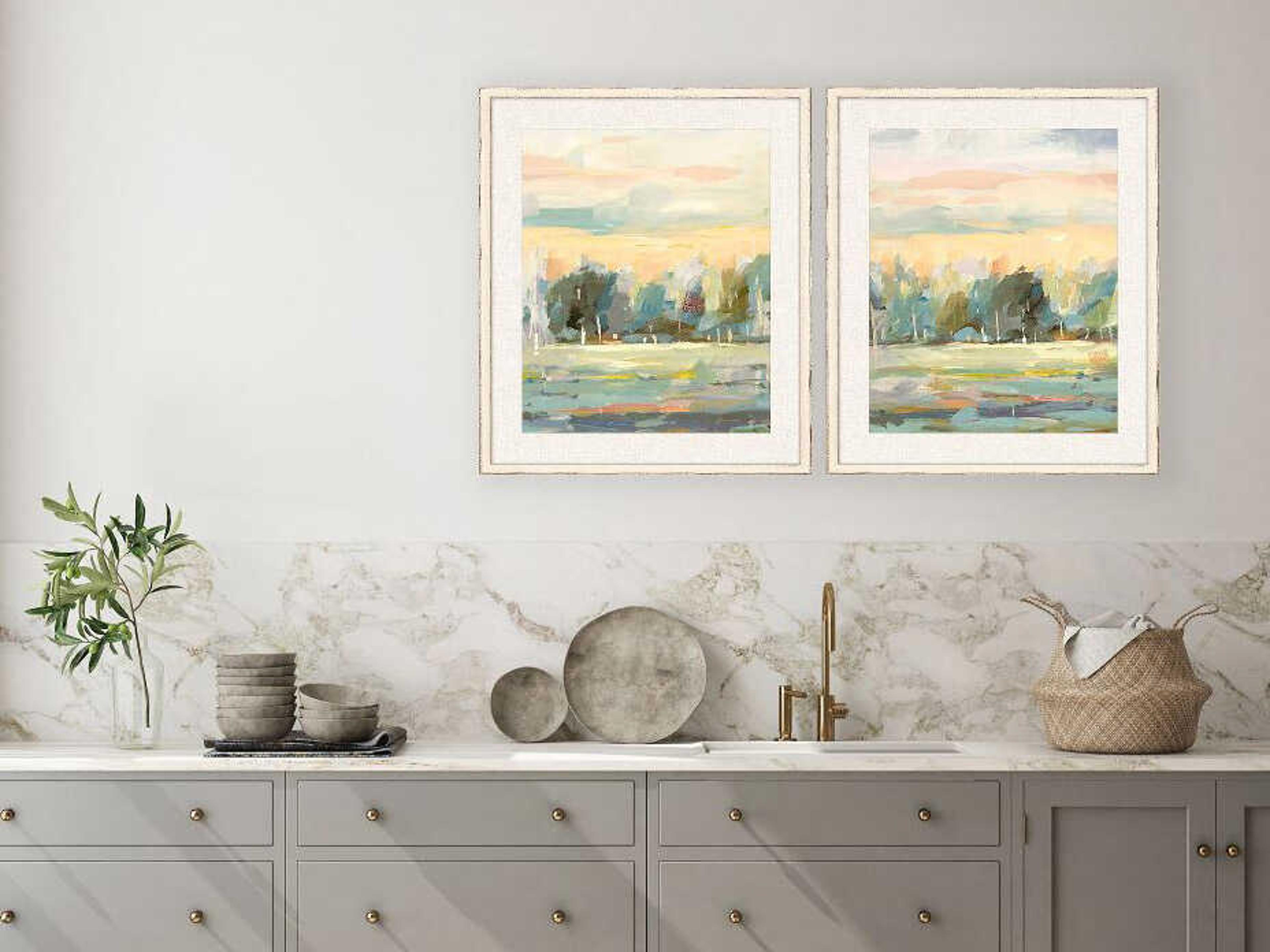 Paragon Landscapes Forest Glow Wall Art Set of 2