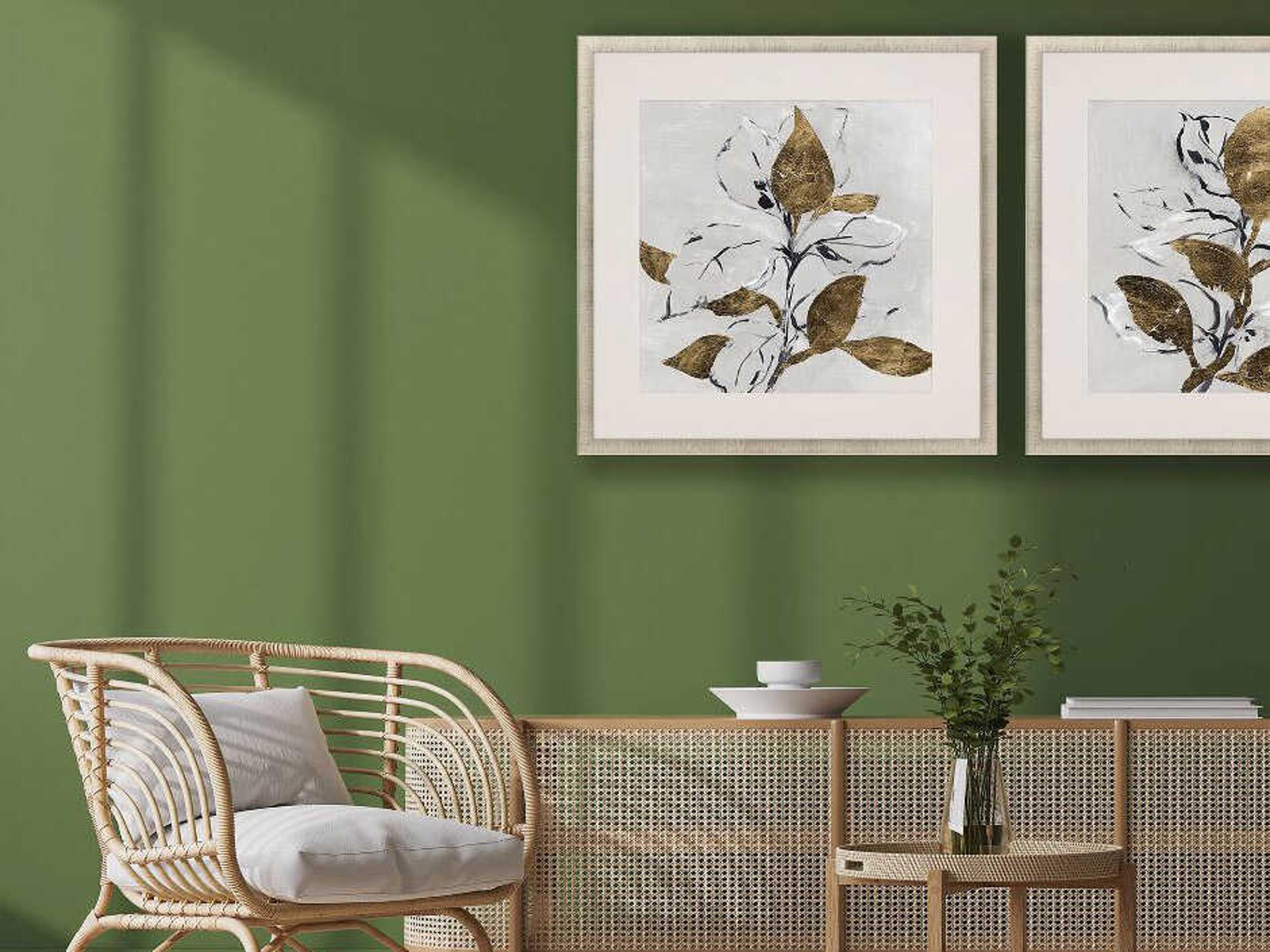 Paragon Florals Golden Floral-I Wall Art