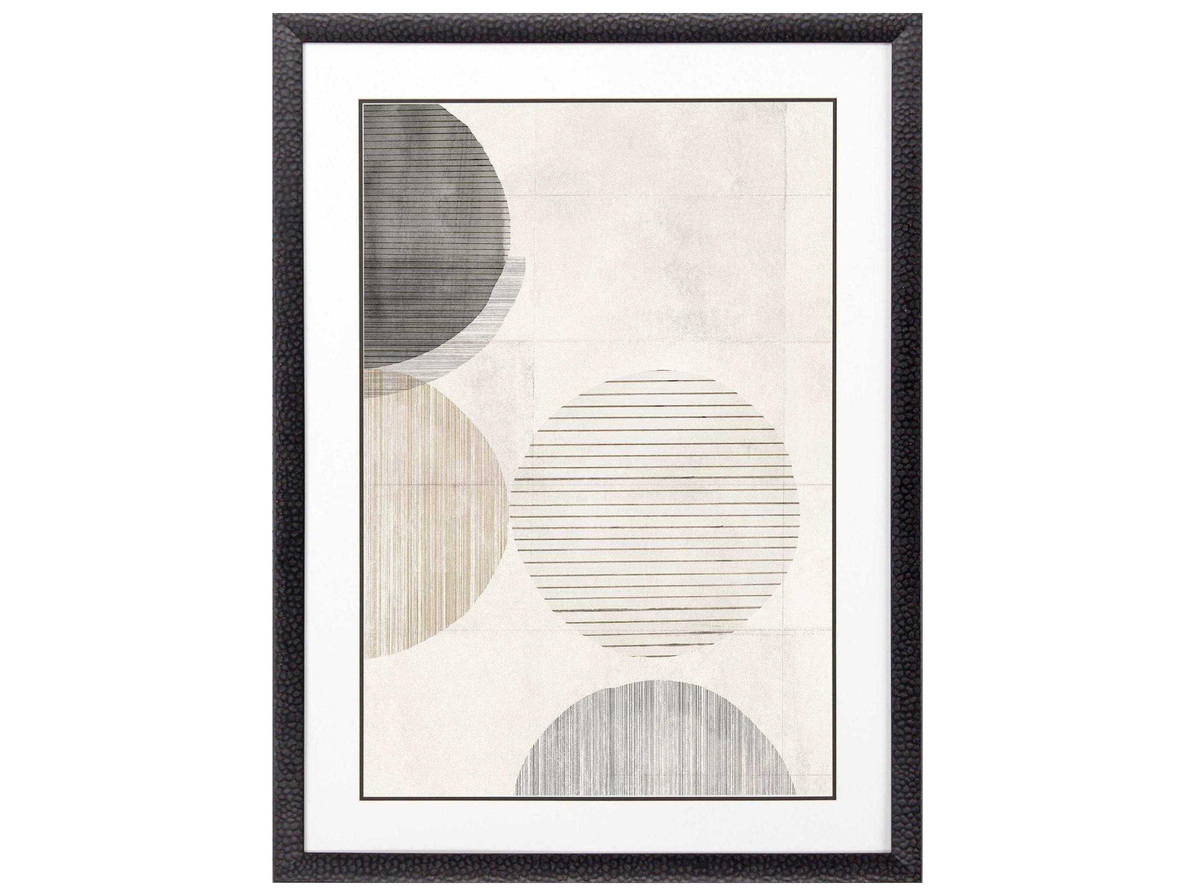 Abstract Stitched Spheres-II Wall Art