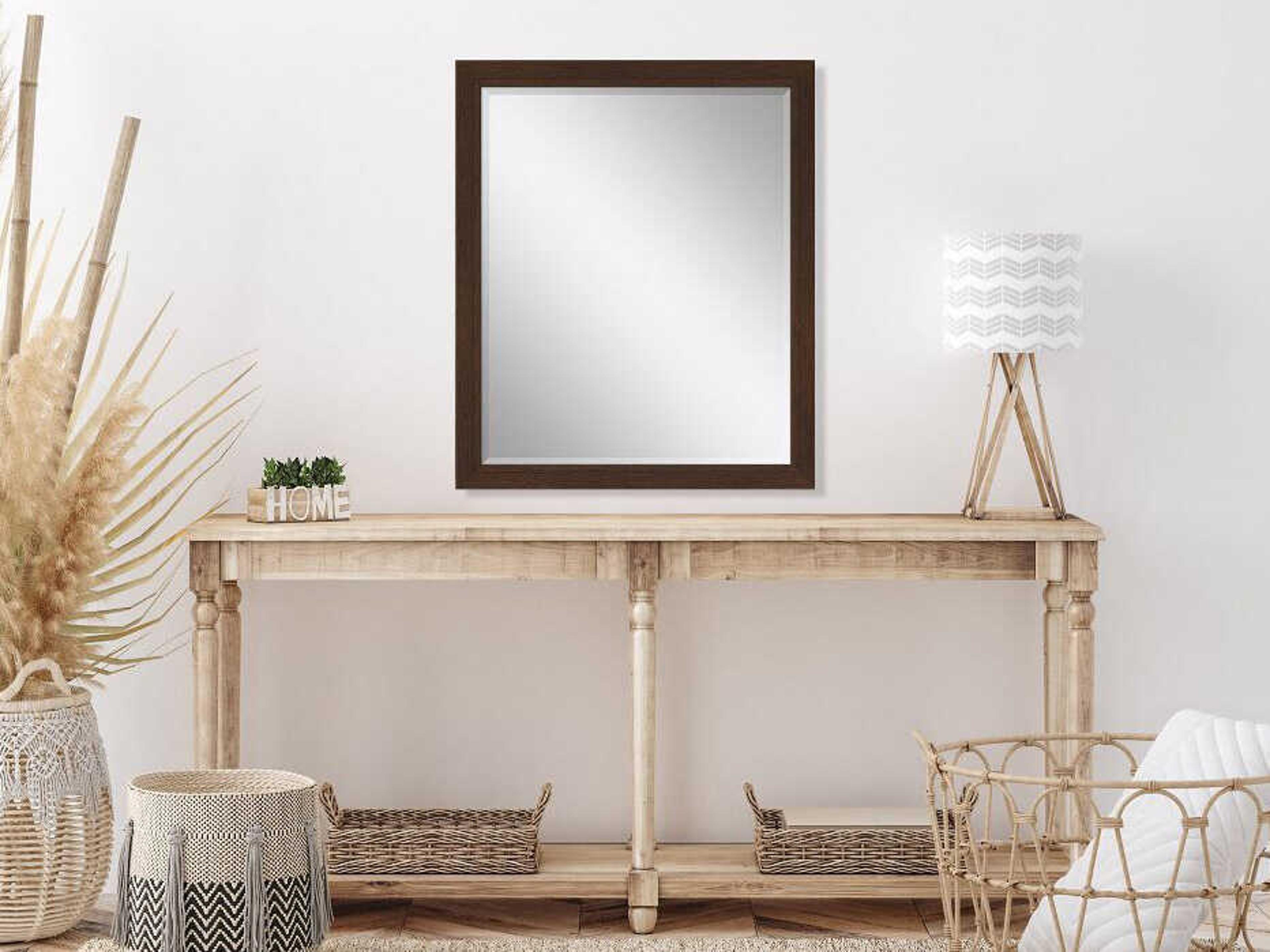 Paragon Brown Rectangular Wall Mirror