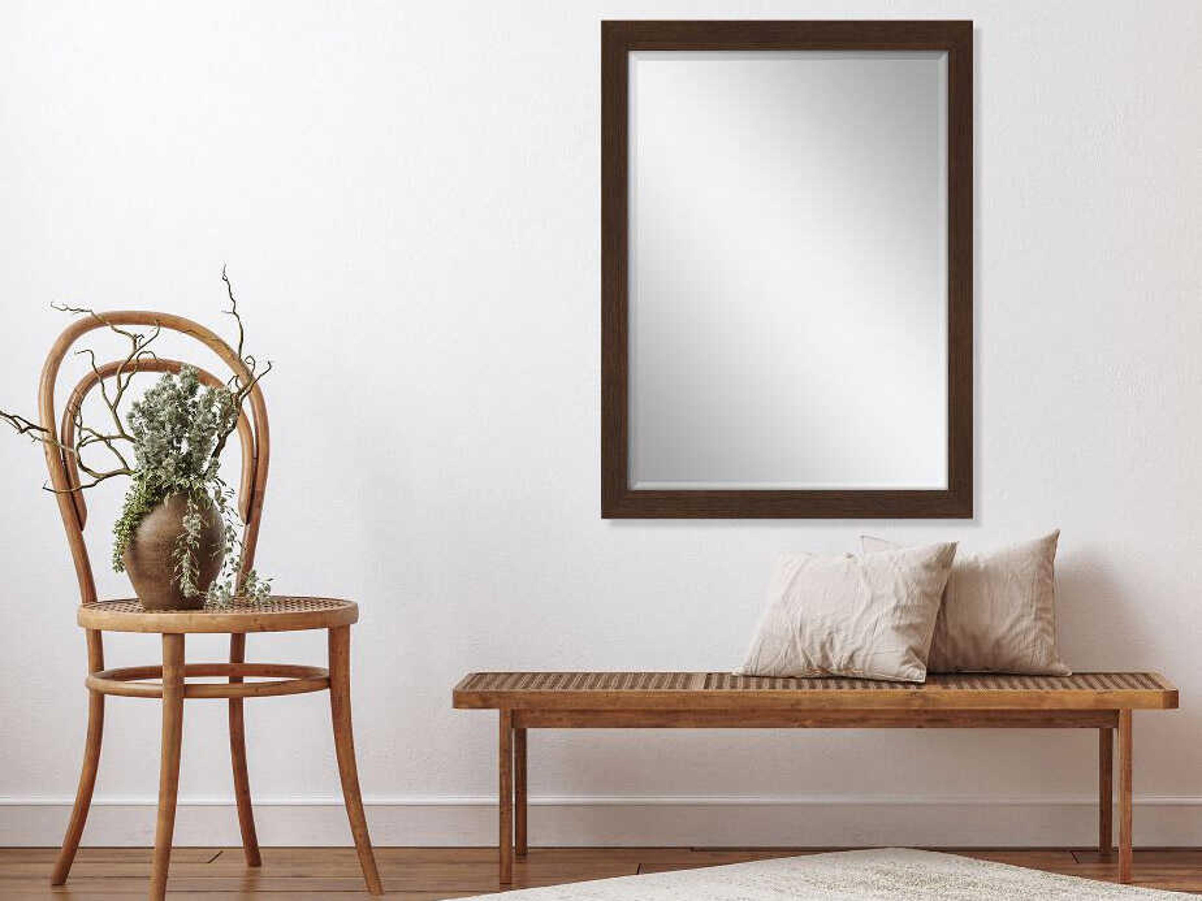 Paragon Brown Rectangular Wall Mirror