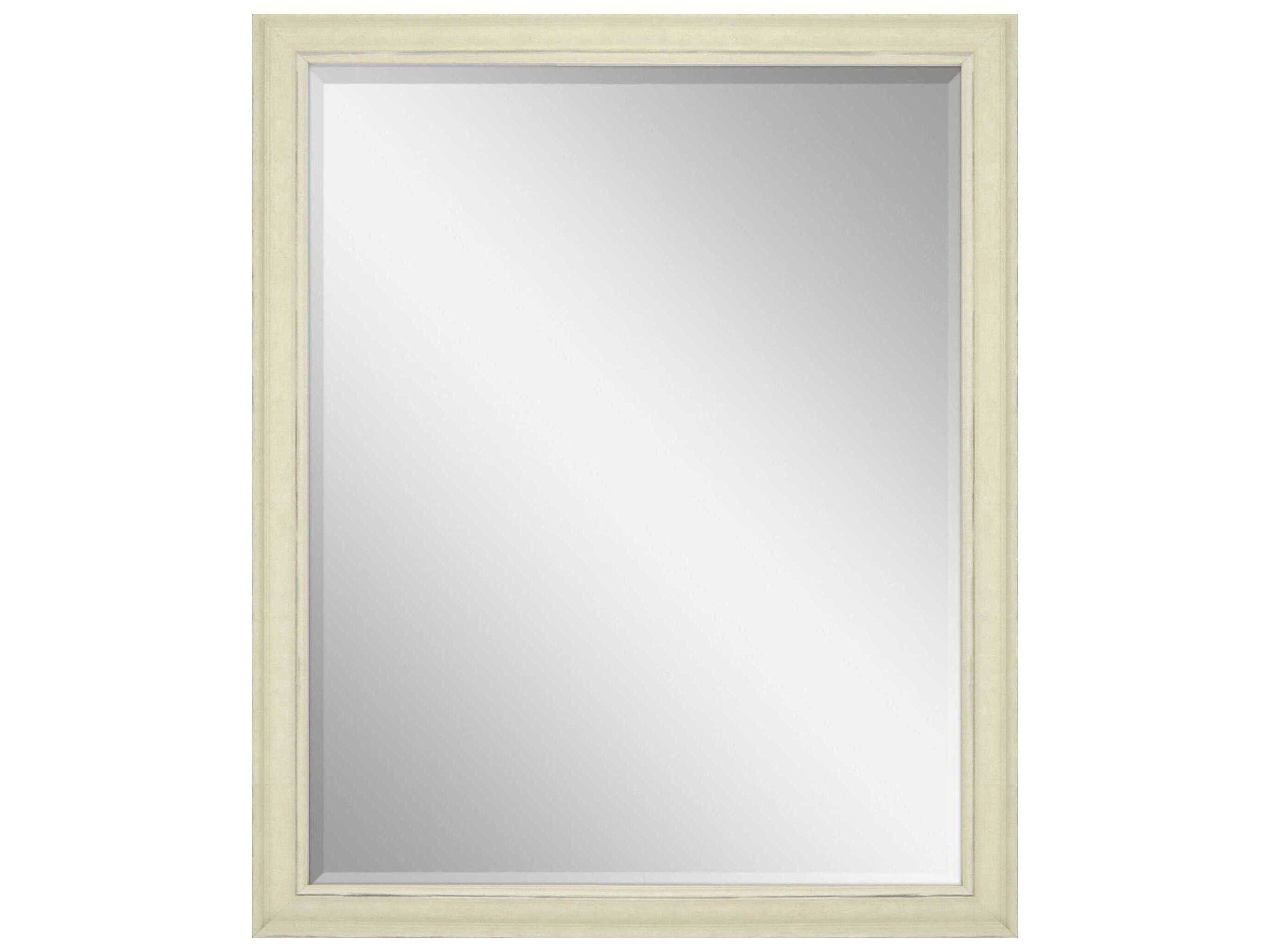 Beige Rectangular Wall Mirror