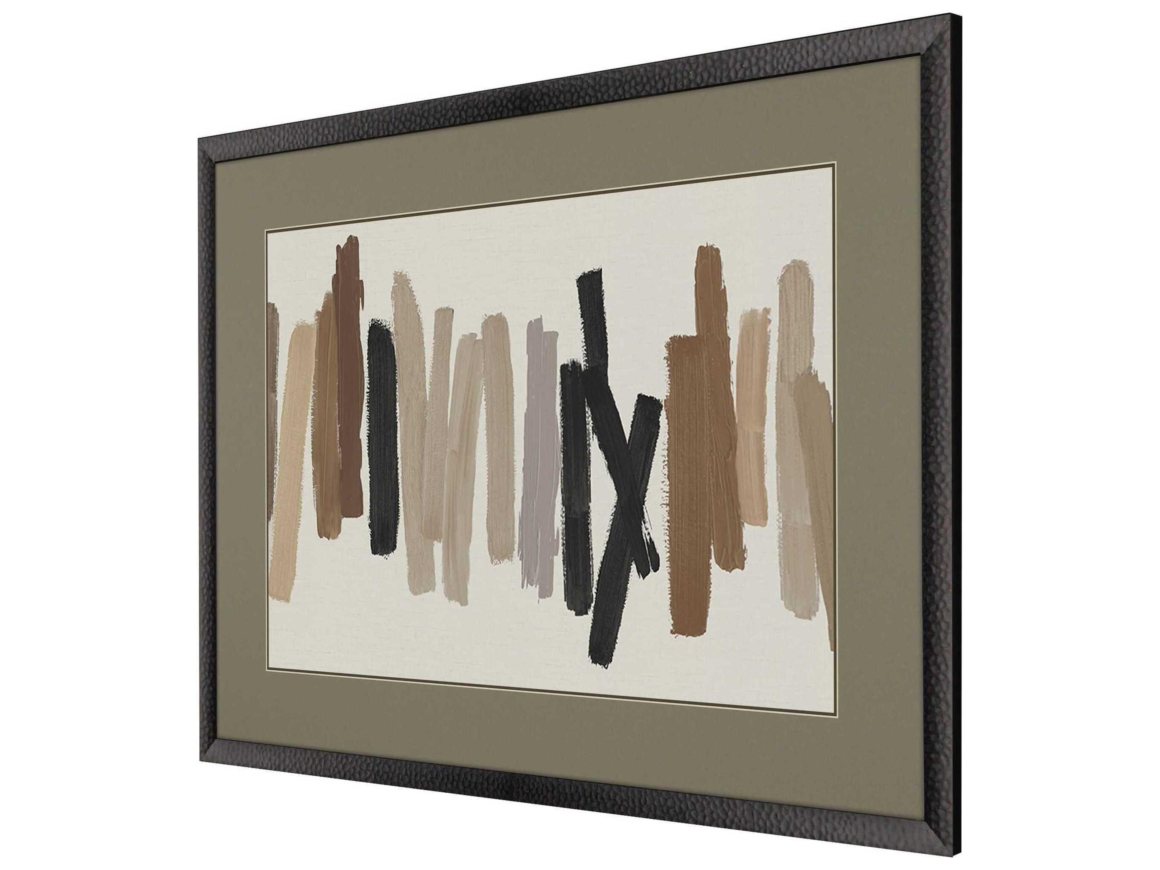 Paragon Abstract Strokes in Brown-I Wall Art