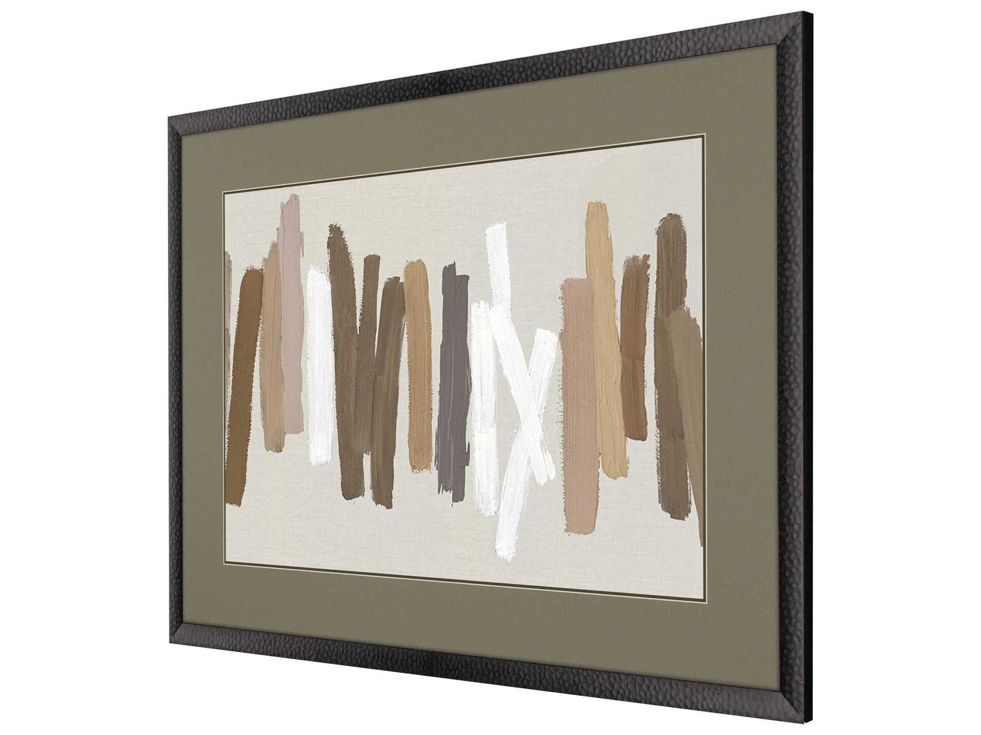 Paragon Abstract Strokes in Brown-II Wall Art