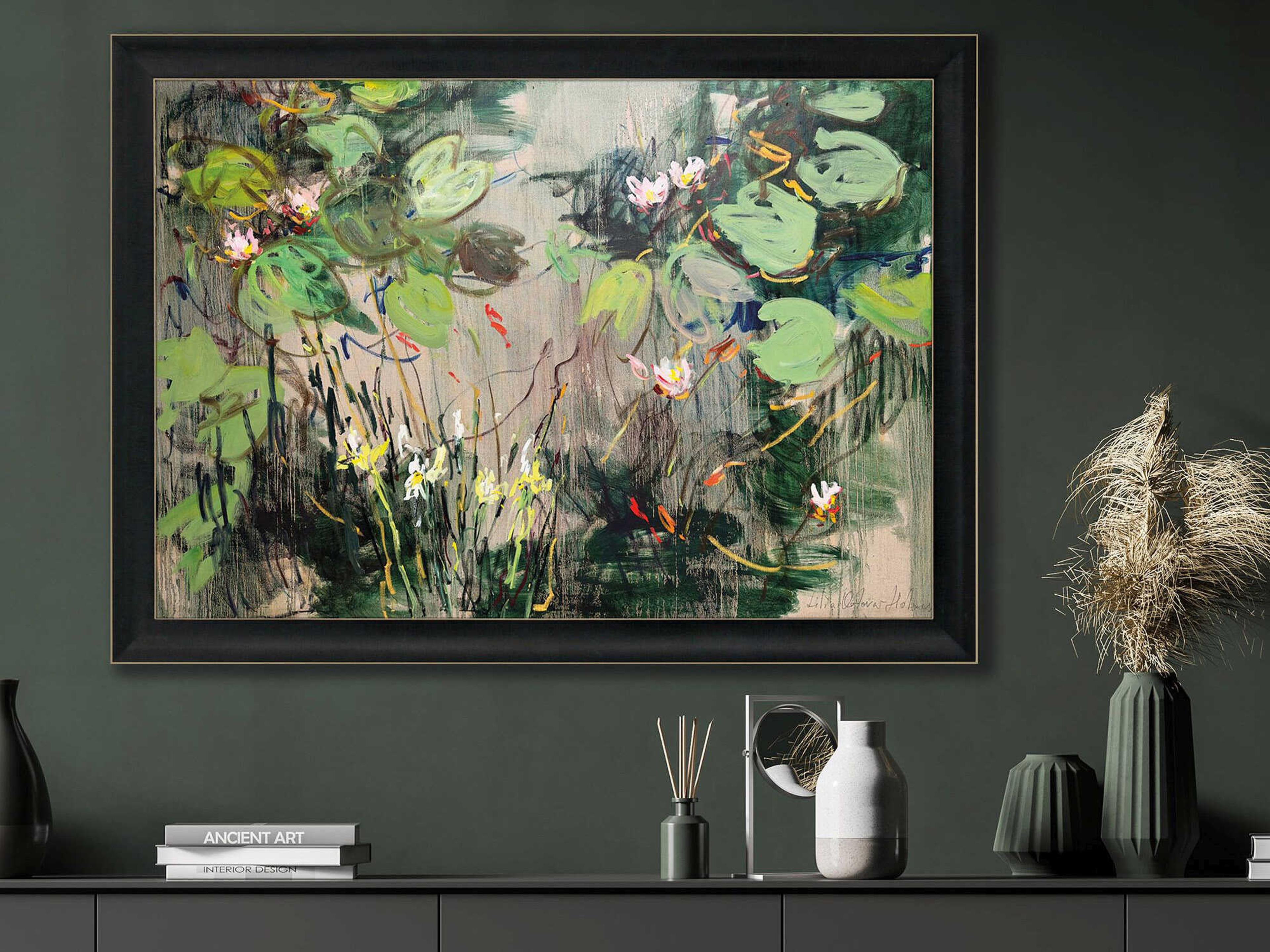 Paragon Waterside Water Lilies, Summer Pond Wall Art