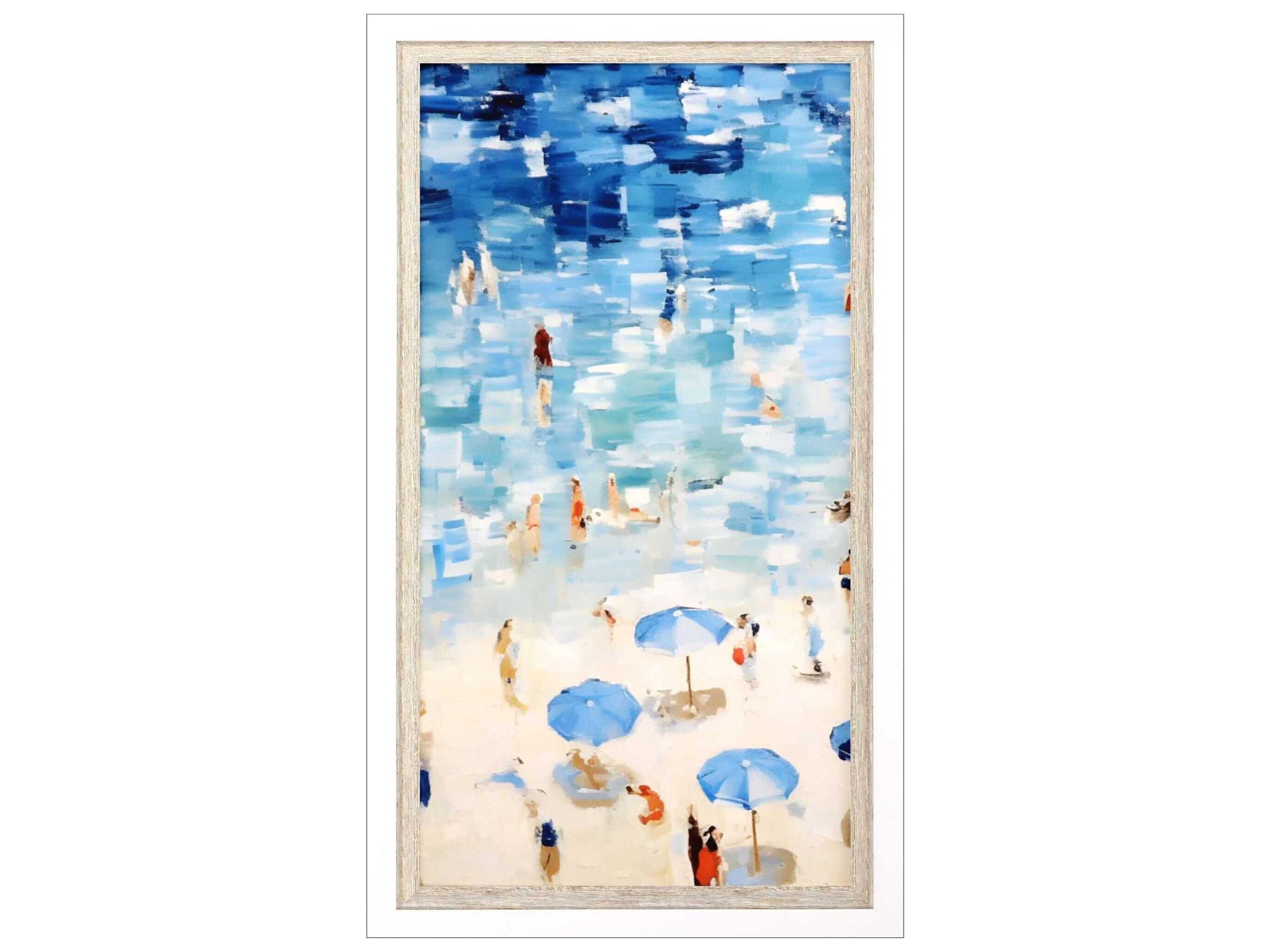 Waterside Aerial Beach-I Wall Art