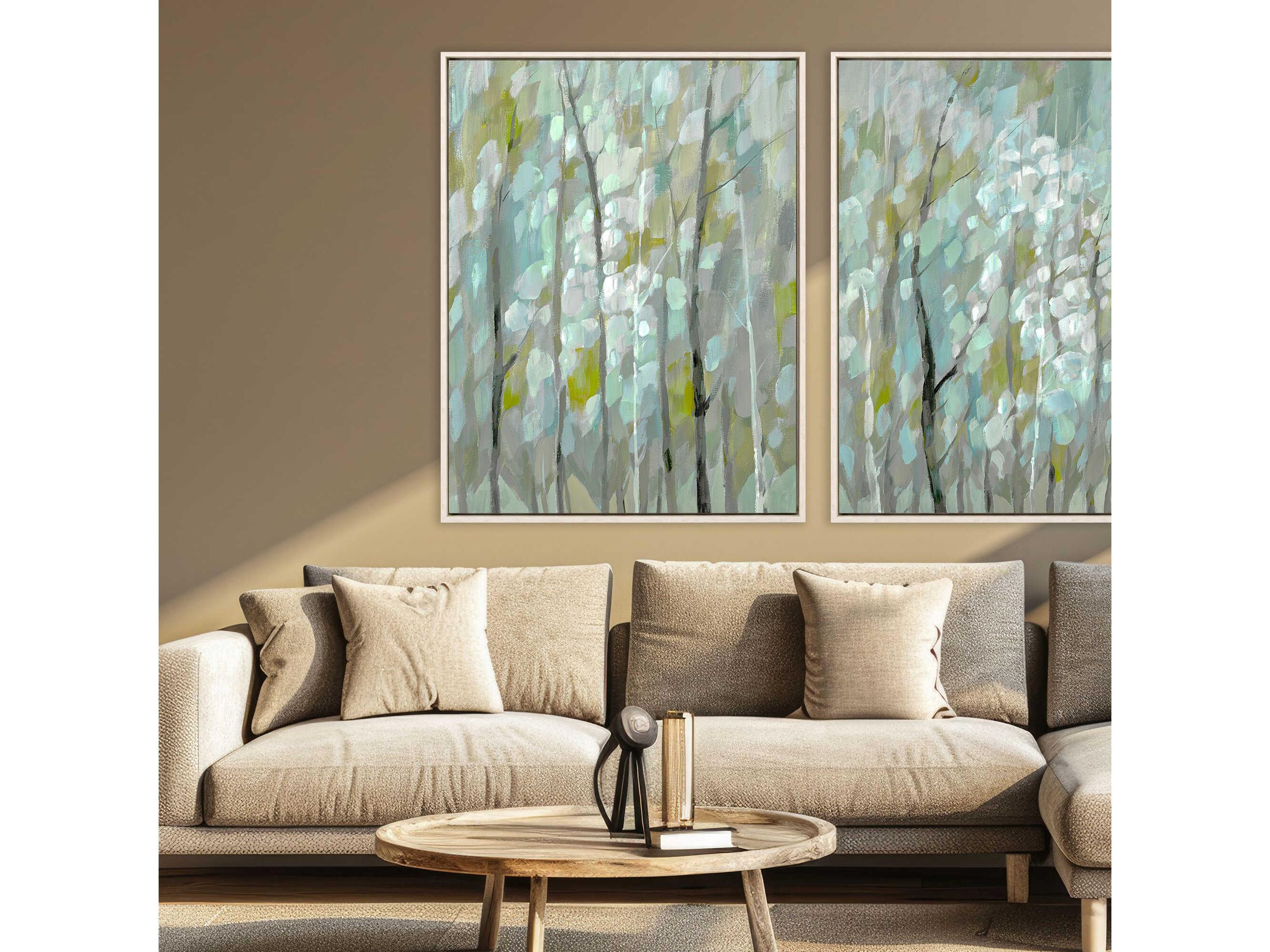 Paragon Summer Trees-I Canvas Wall Art