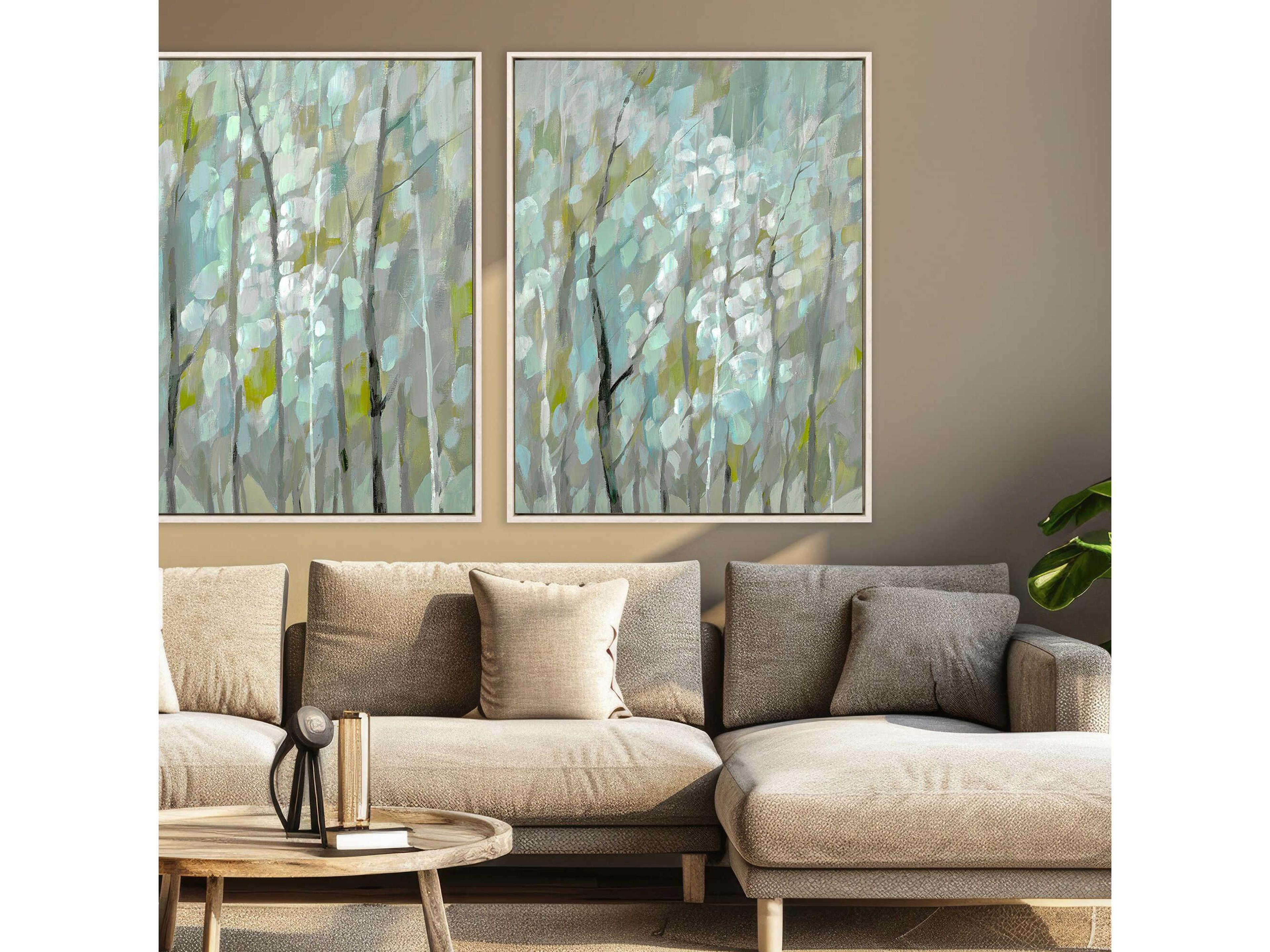 Paragon Summer Trees-II Canvas Wall Art