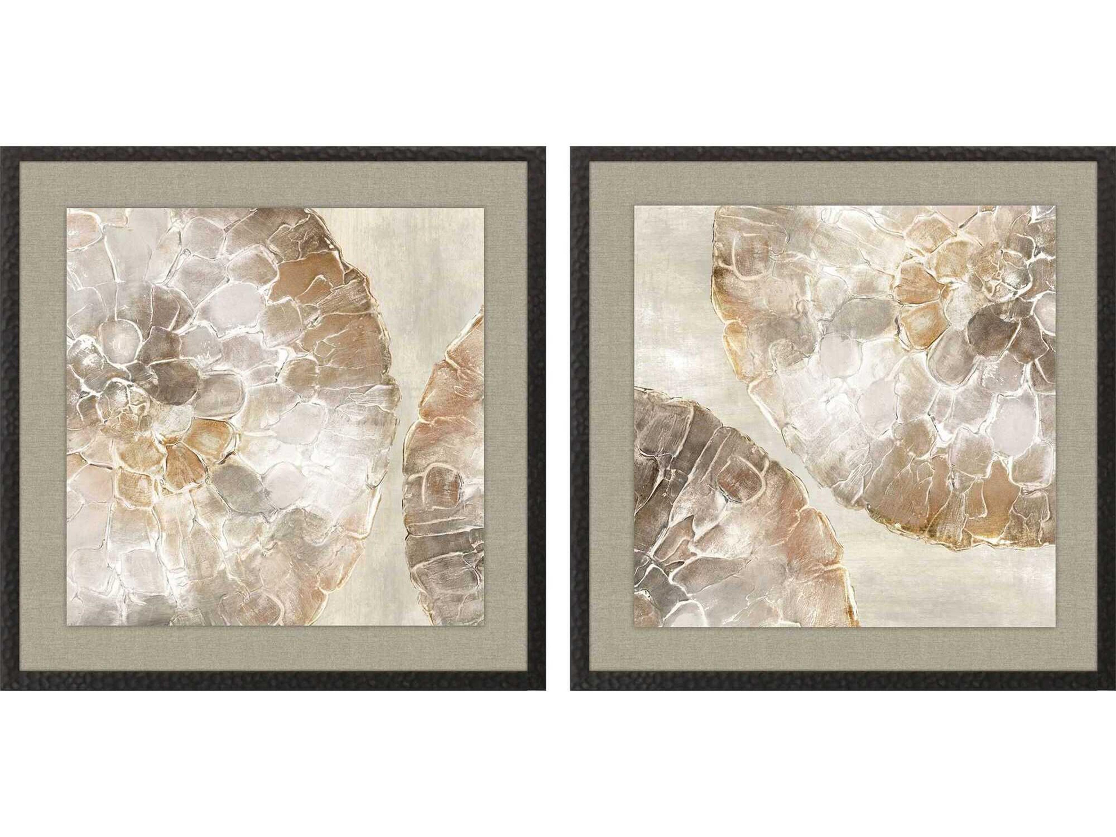Golden Medallions Wall Art Set of 2