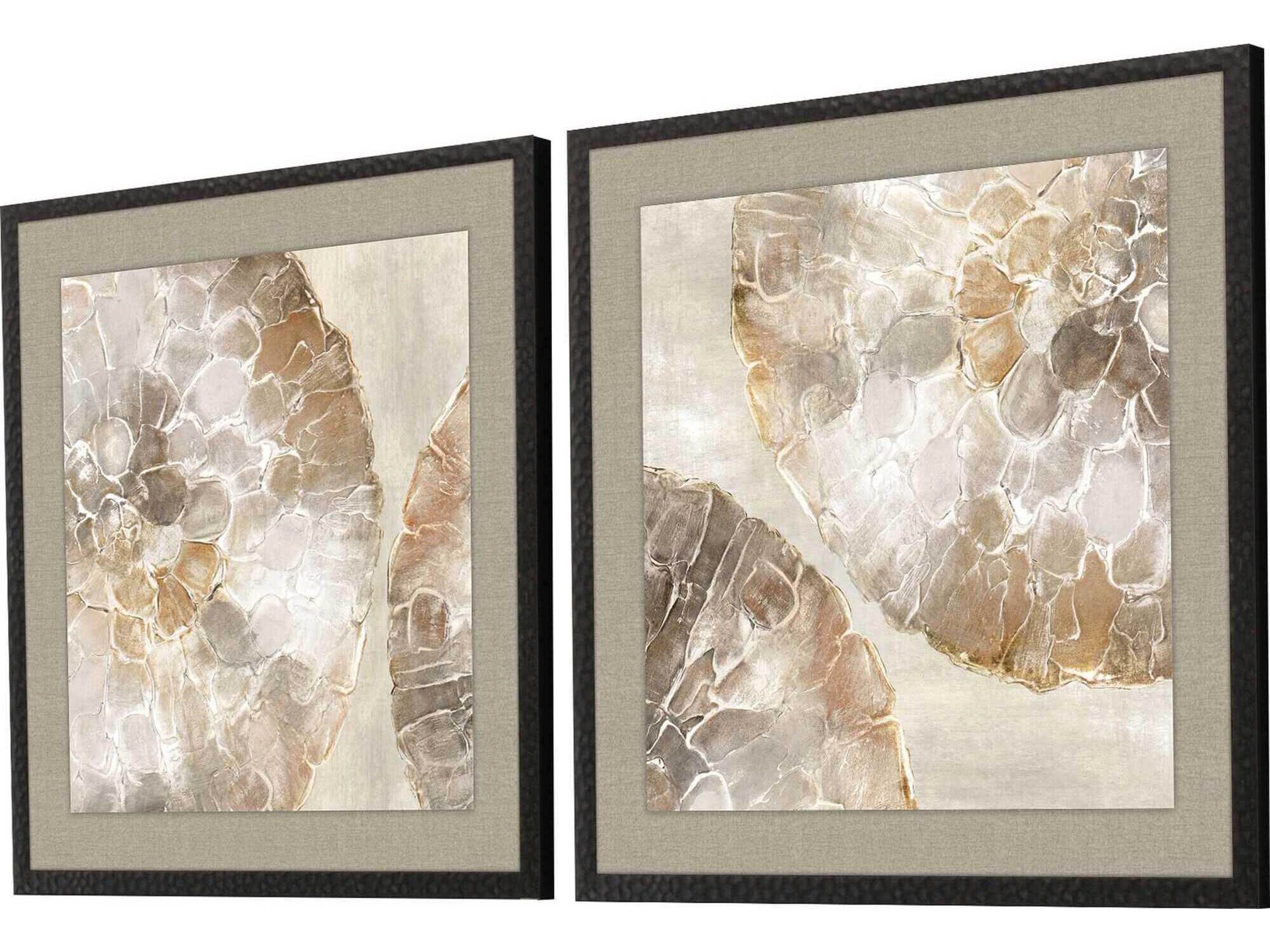 Paragon Golden Medallions Wall Art Set of 2